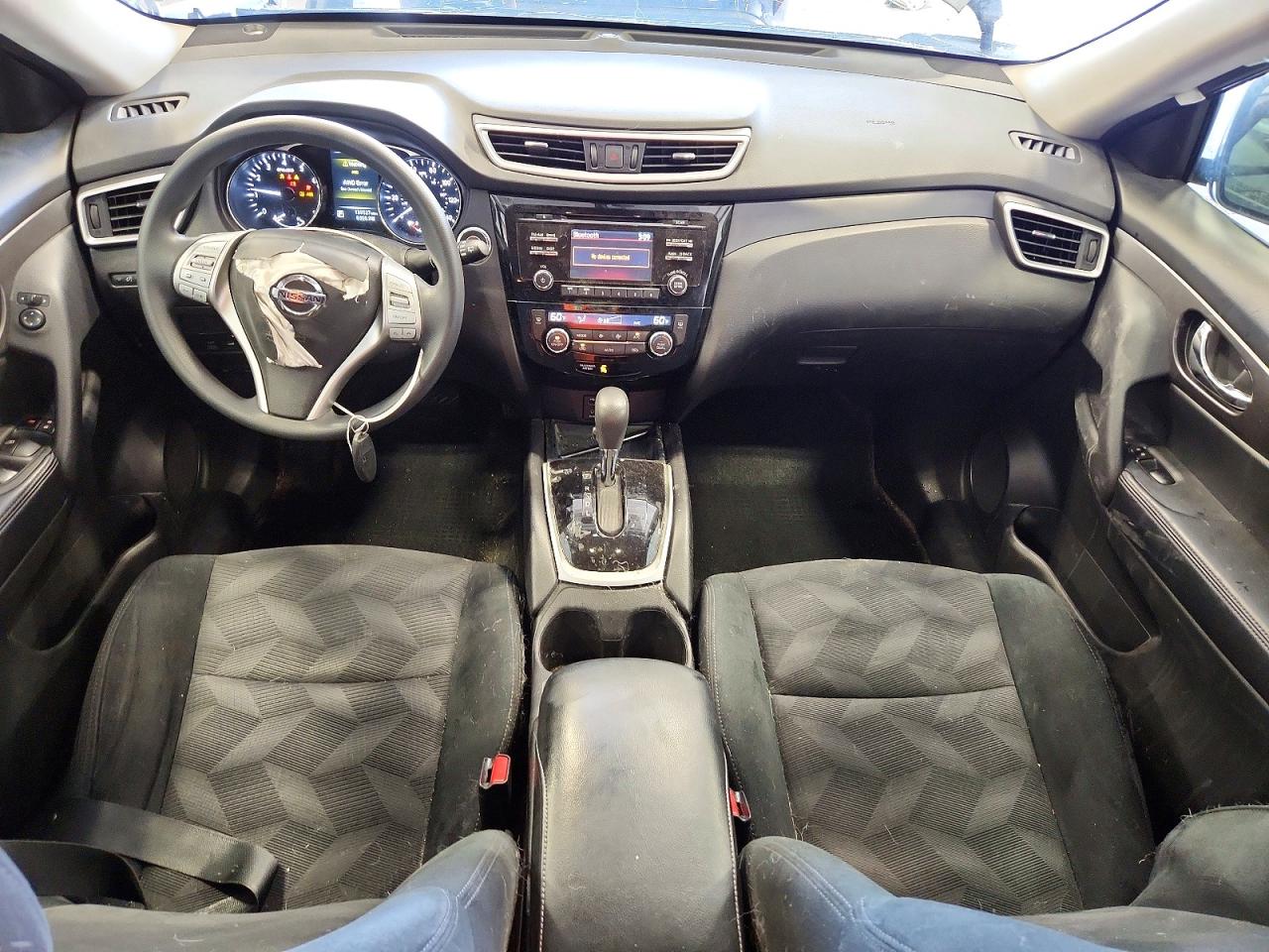 2015 Nissan Rogue Sv Gray vin: 5N1AT2MV1FC830406