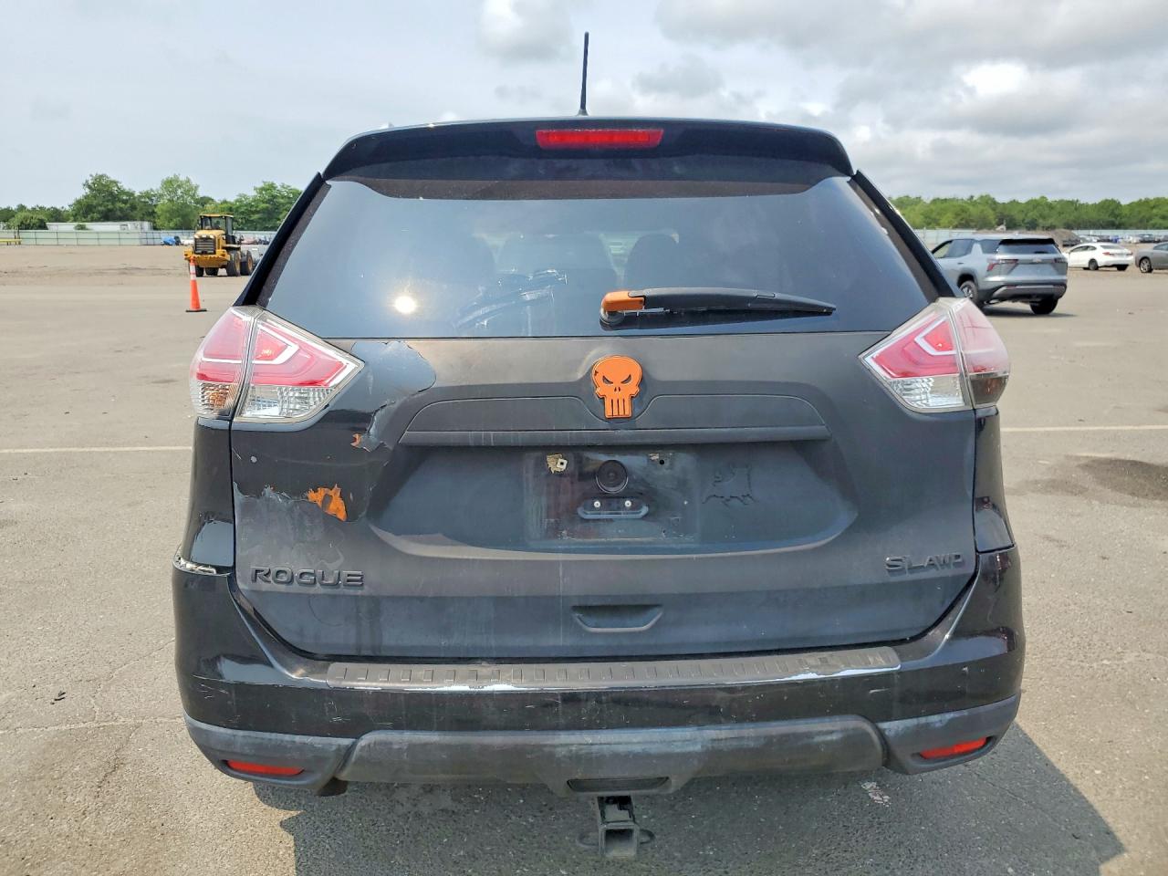 2015 Nissan Rogue Sl Black vin: 5N1AT2MV1FC833564