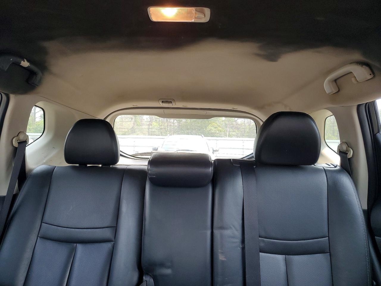2015 Nissan Rogue Sl Black vin: 5N1AT2MV1FC833564