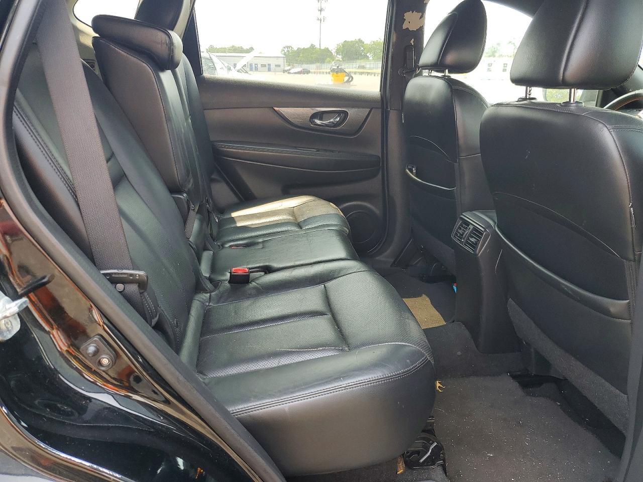 2015 Nissan Rogue Sl Black vin: 5N1AT2MV1FC833564