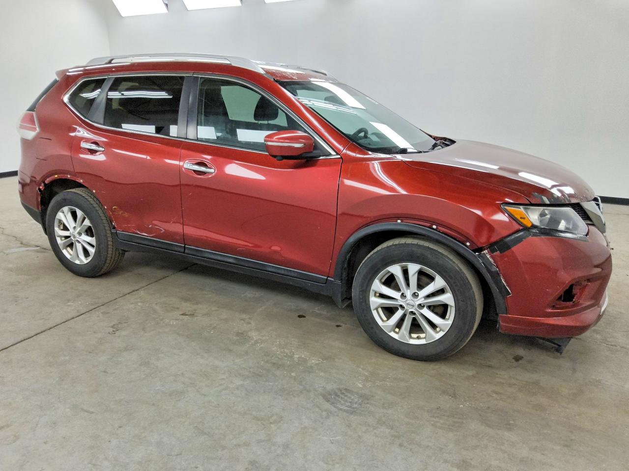 2015 Nissan Rogue Sv Red vin: 5N1AT2MV1FC834326
