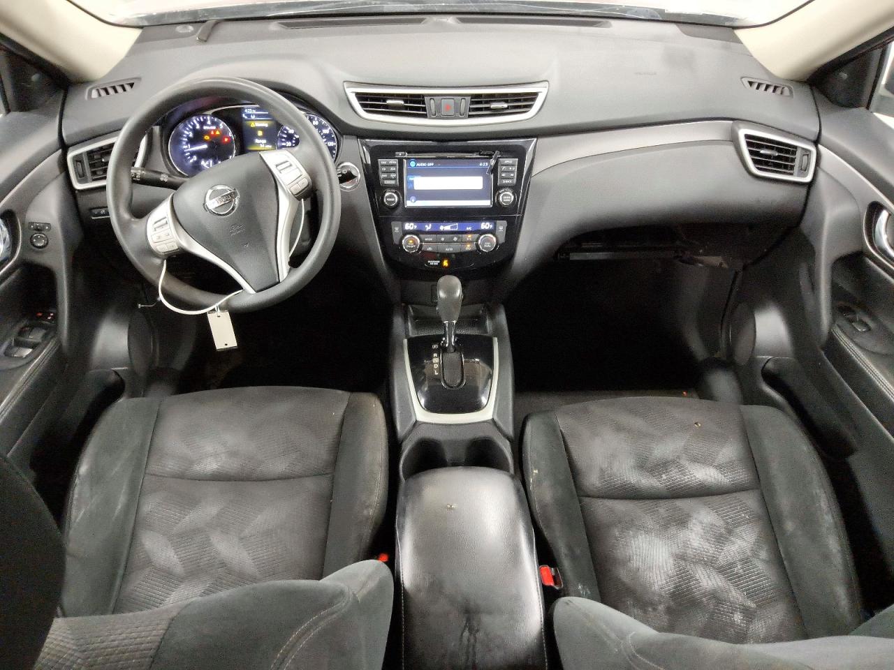 2015 Nissan Rogue Sv Red vin: 5N1AT2MV1FC834326