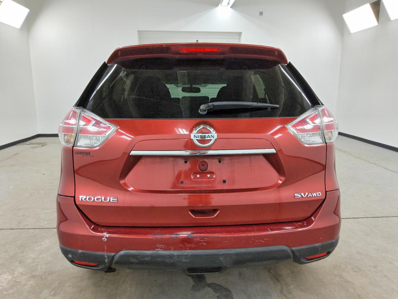 2015 Nissan Rogue Sv Red vin: 5N1AT2MV1FC834326