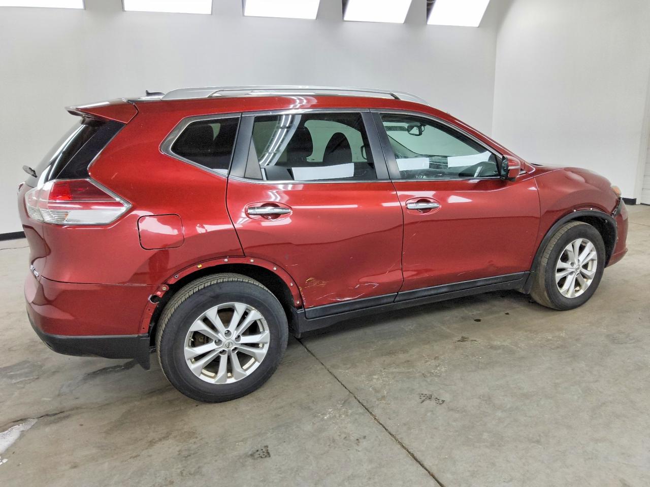 2015 Nissan Rogue Sv Red vin: 5N1AT2MV1FC834326