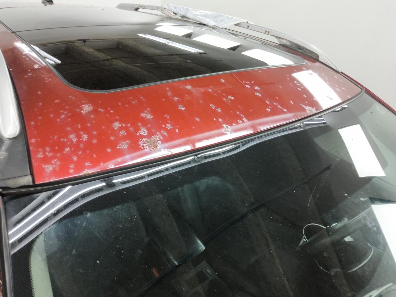 2015 Nissan Rogue Sv Red vin: 5N1AT2MV1FC834326 Damage: Roof, Rust, > 12 Inches
