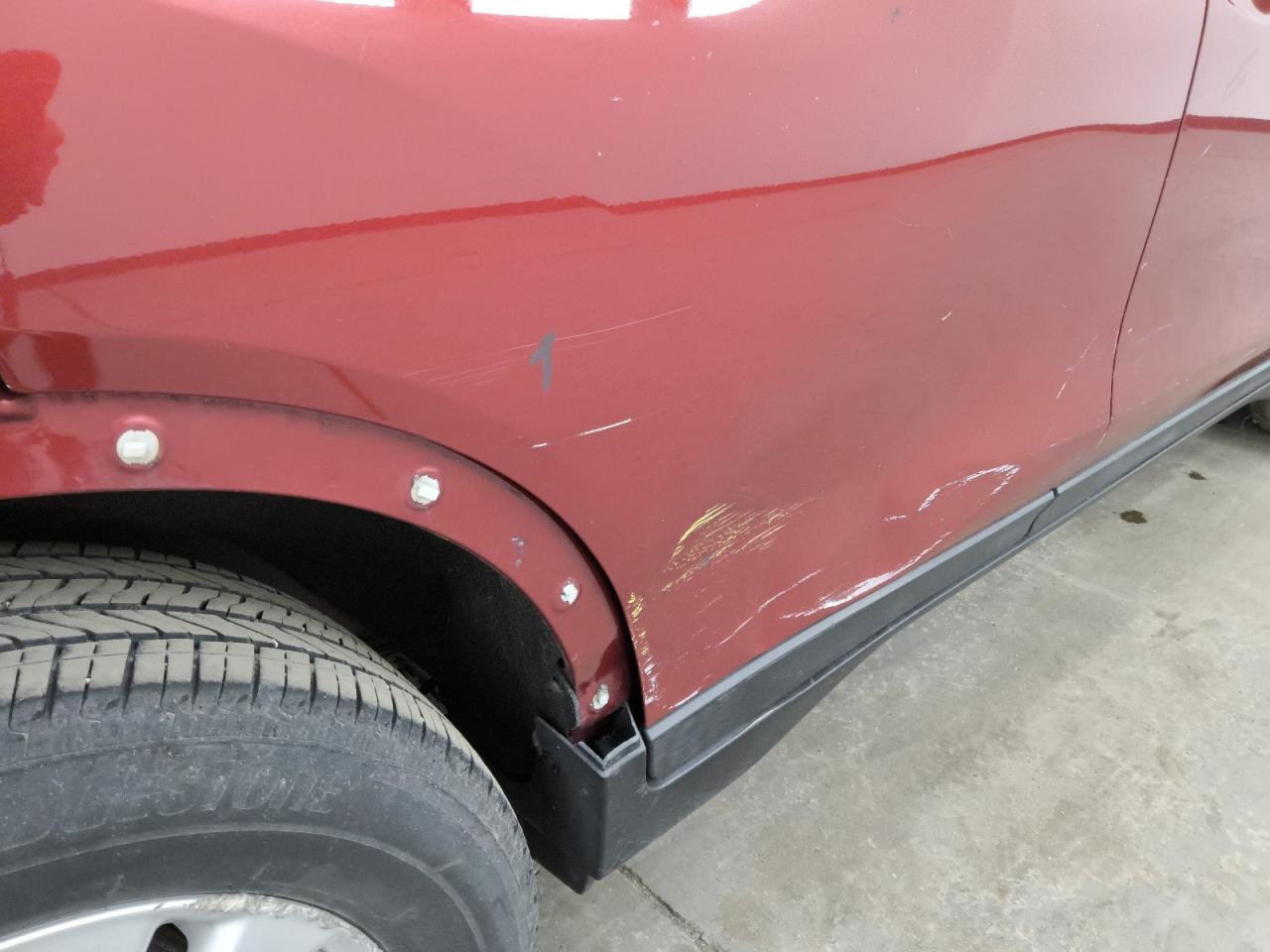 2015 Nissan Rogue Sv Red vin: 5N1AT2MV1FC834326 Damage: Right Rear Door, Dent(S) W/ Paint Dmg, > 12 Inches