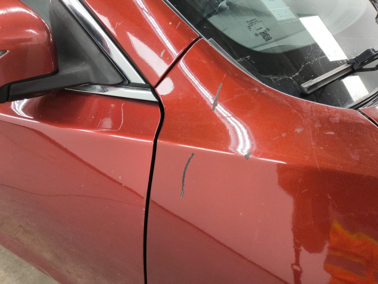 2015 Nissan Rogue Sv Red vin: 5N1AT2MV1FC834326 Damage: Right Front Fender, Heavy Scratch, 6 To 7 Inches