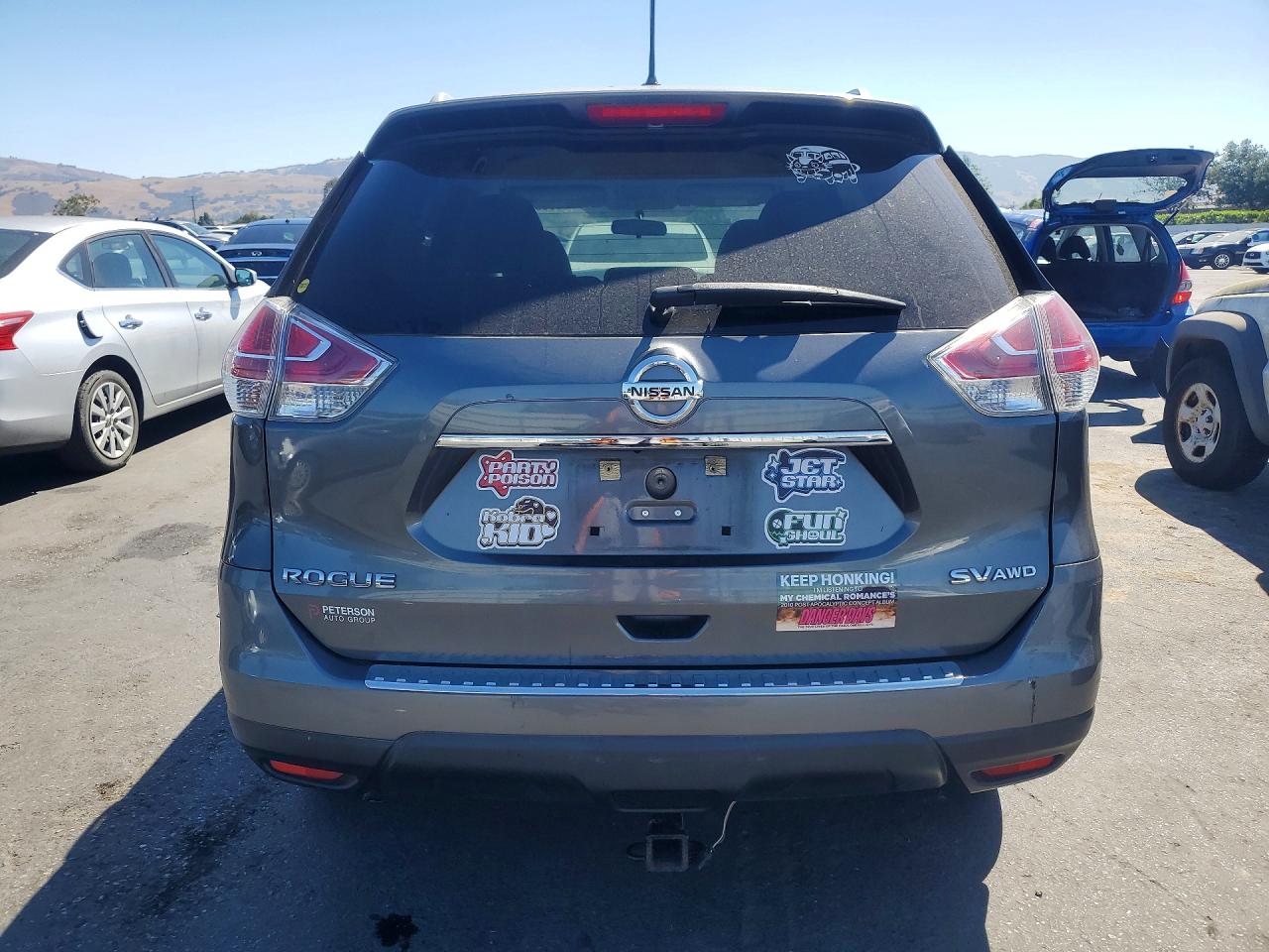 2015 Nissan Rogue Sv Charcoal vin: 5N1AT2MV1FC842104