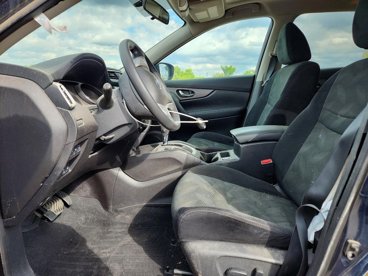 2015 Nissan Rogue Sv Blue vin: 5N1AT2MV1FC876463