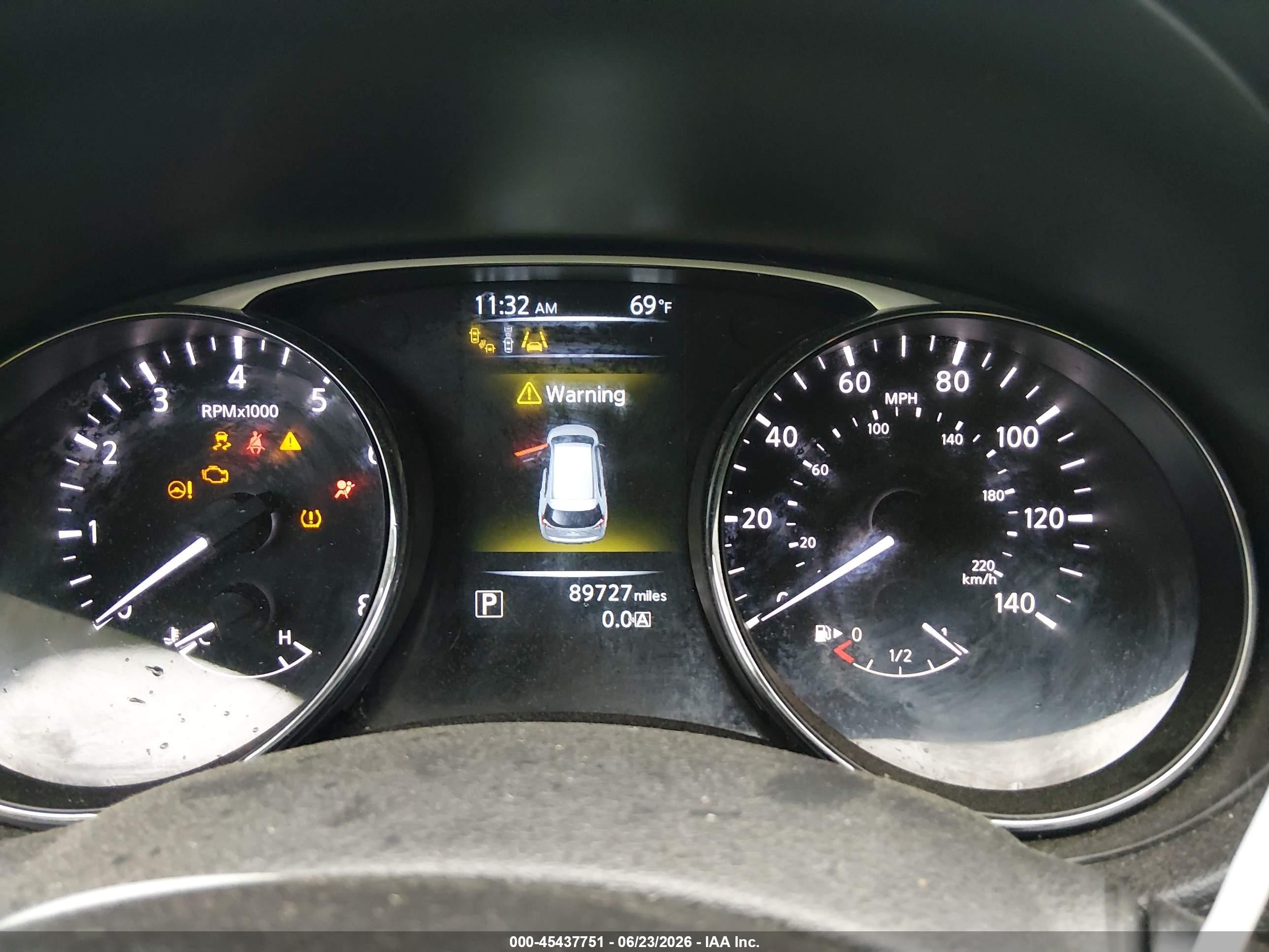 2015 Nissan Rogue Sl Black vin: 5N1AT2MV1FC889570