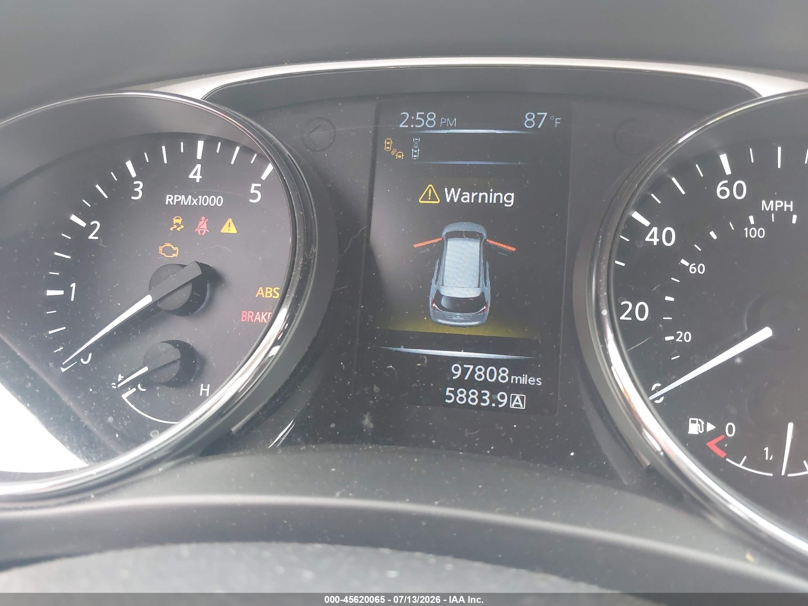 2015 Nissan Rogue Sl Dark Blue vin: 5N1AT2MV1FC890265
