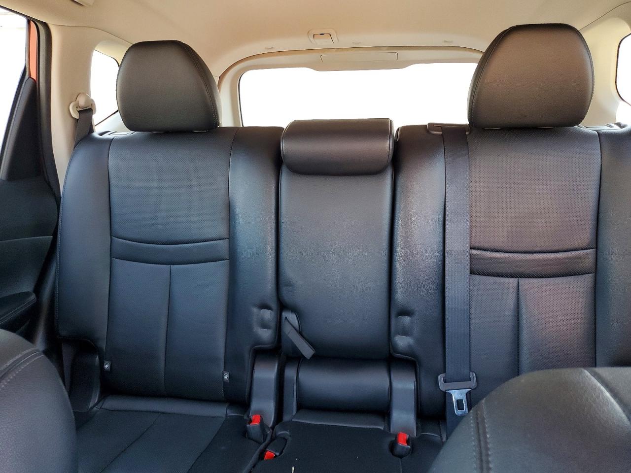2015 Nissan Rogue Sl Red vin: 5N1AT2MV1FC897507