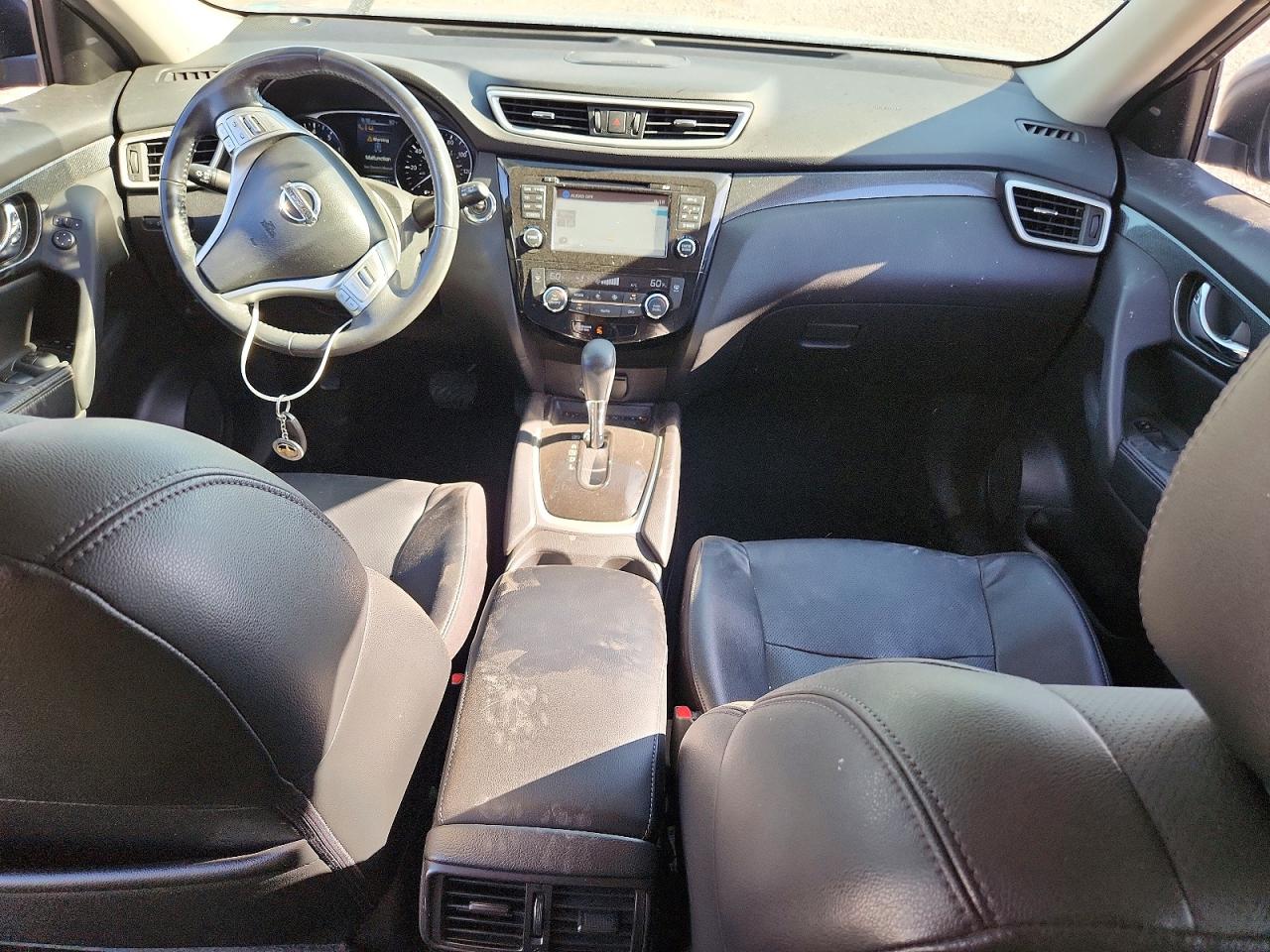 2015 Nissan Rogue Sl Gray vin: 5N1AT2MV1FC899872