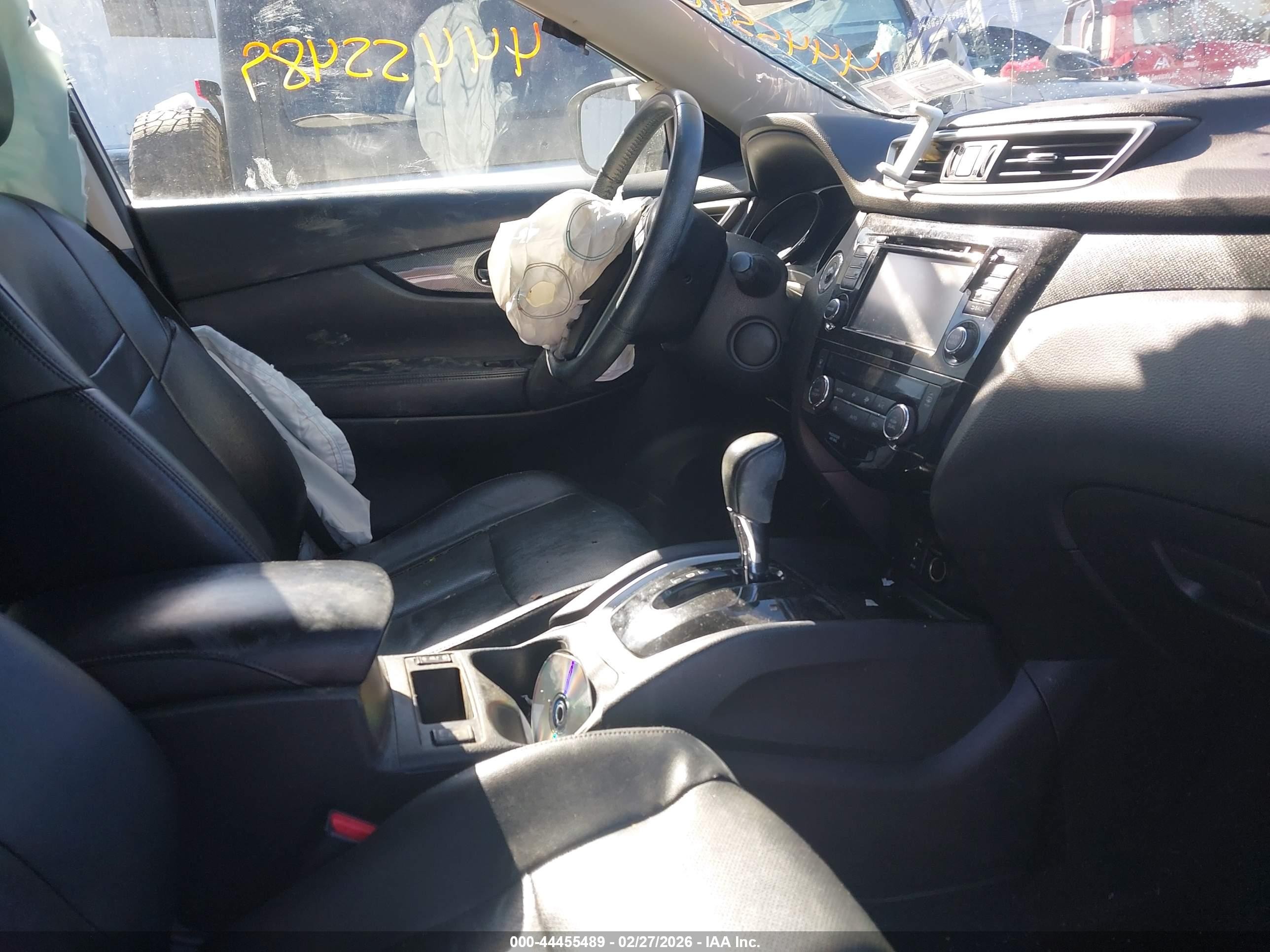 2015 Nissan Rogue Sl Белый vin: 5N1AT2MV1FC910241