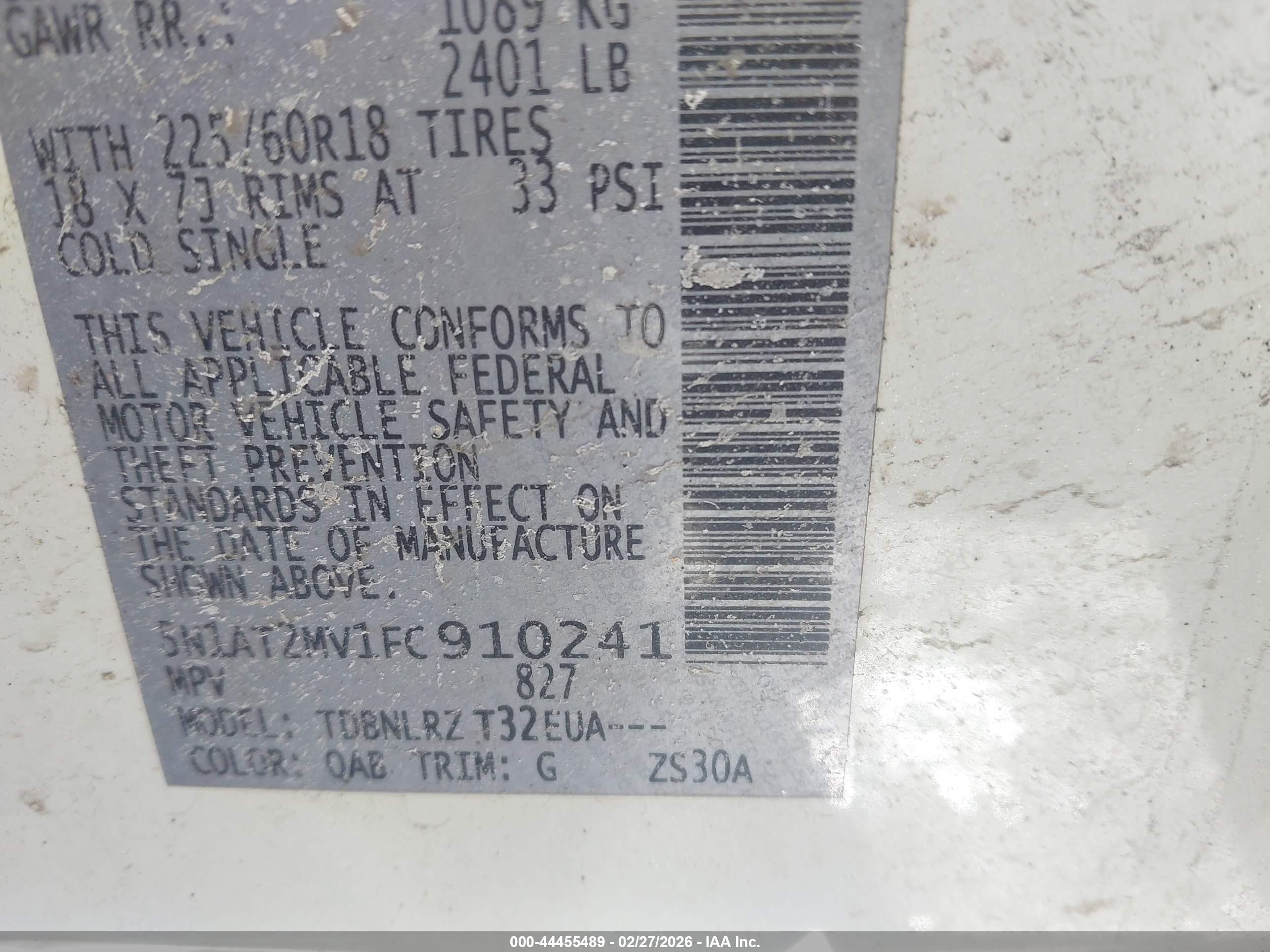 2015 Nissan Rogue Sl Белый vin: 5N1AT2MV1FC910241