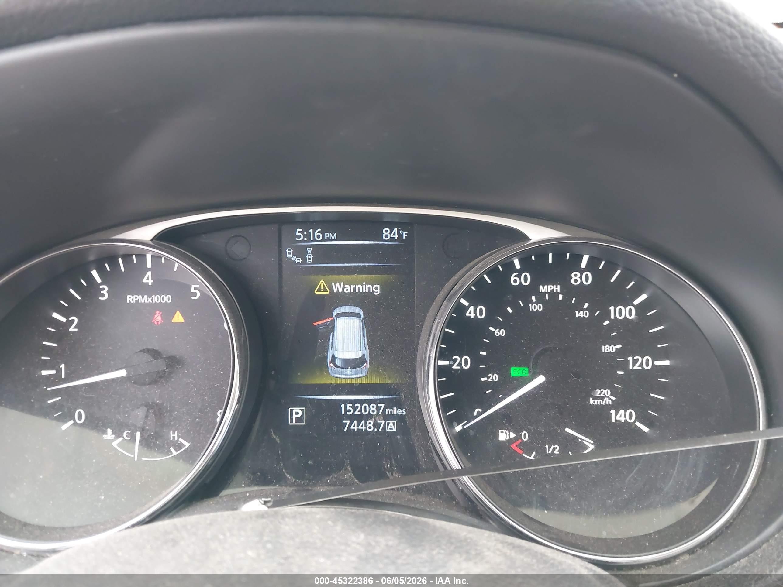 2015 Nissan Rogue Sl Белый vin: 5N1AT2MV1FC914581