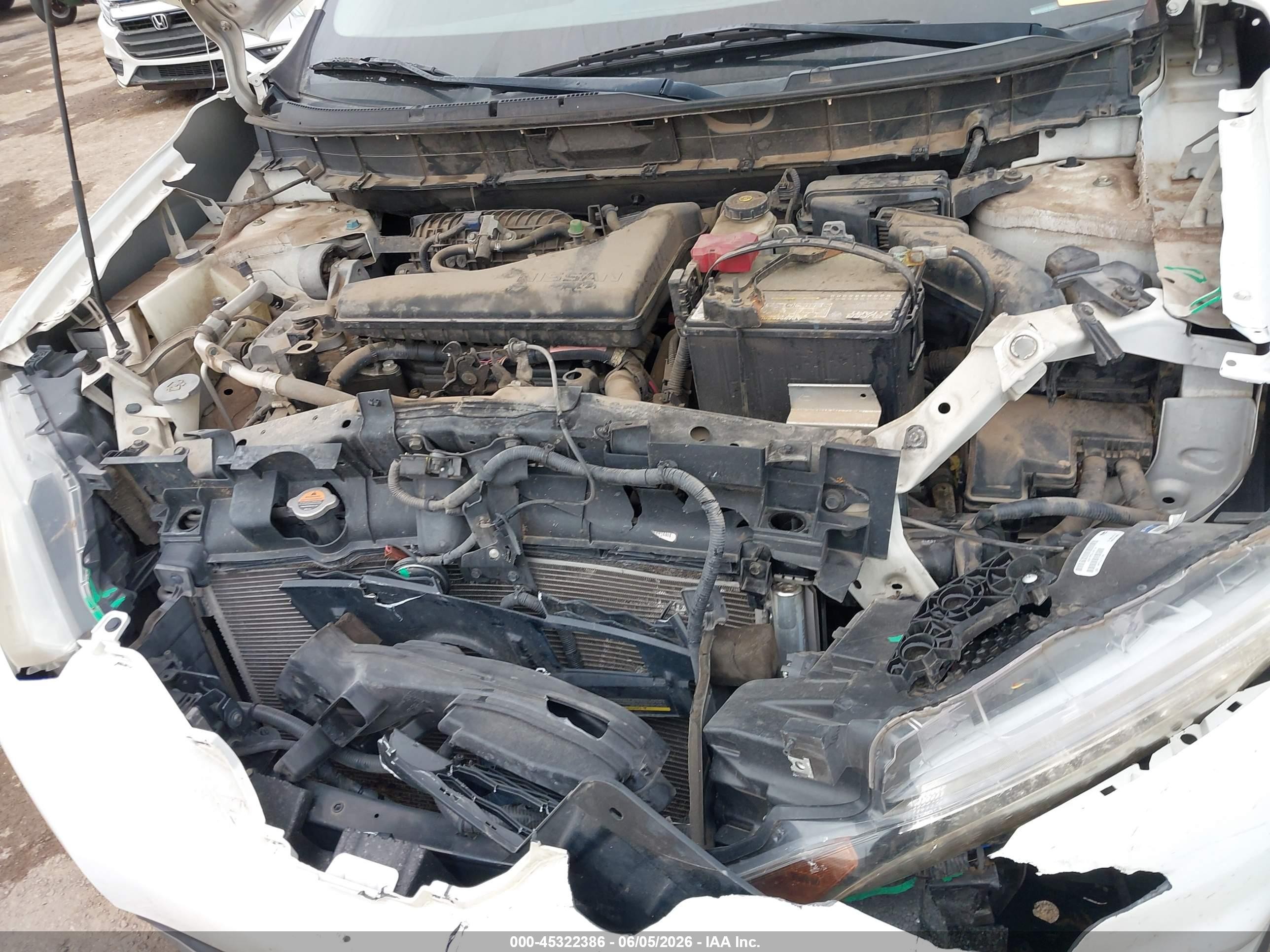 2015 Nissan Rogue Sl Белый vin: 5N1AT2MV1FC914581