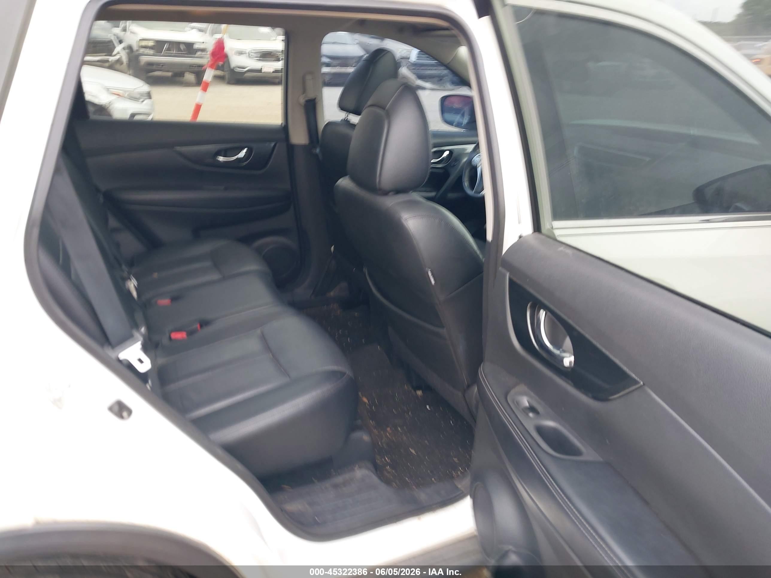 2015 Nissan Rogue Sl Белый vin: 5N1AT2MV1FC914581