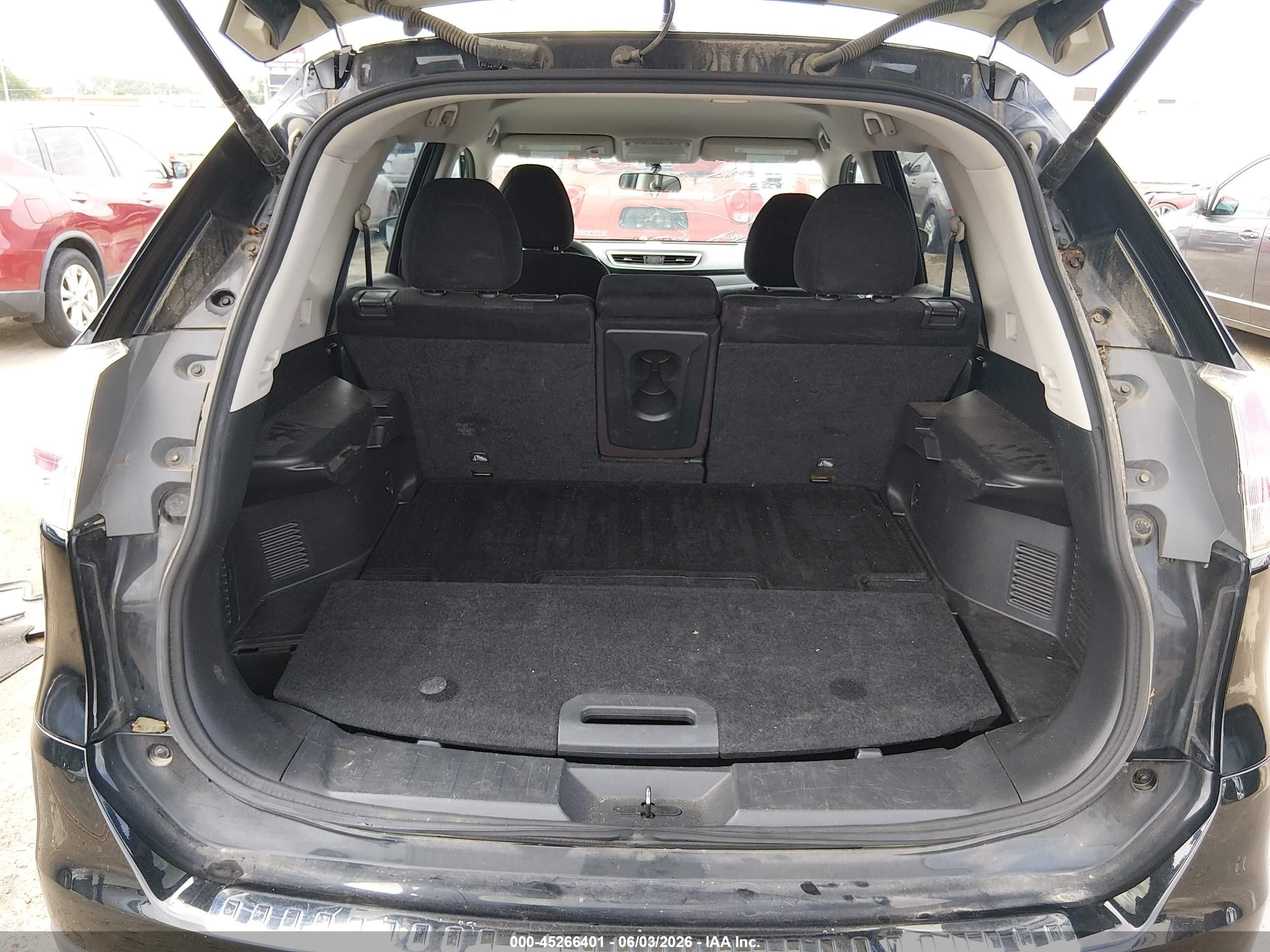 2015 Nissan Rogue Sv Black vin: 5N1AT2MV1FC926150