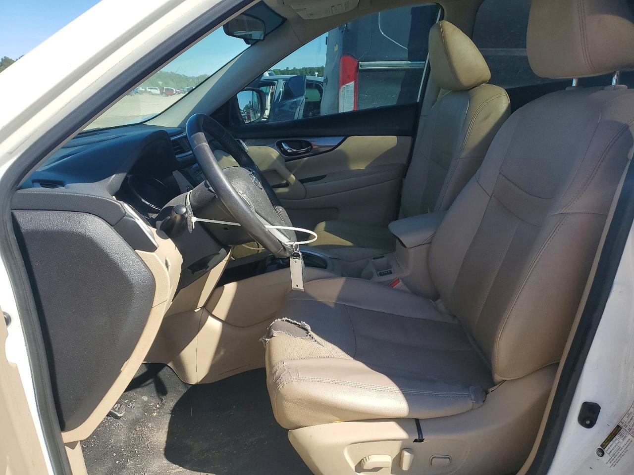2016 Nissan Rogue Sl Белый vin: 5N1AT2MV1GC793164