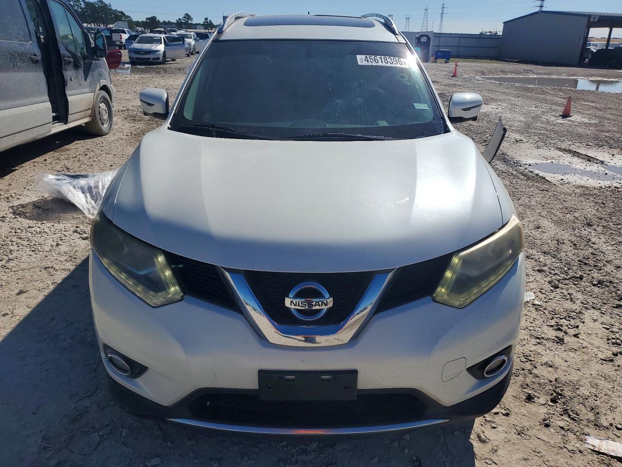 2016 Nissan Rogue Sl Белый vin: 5N1AT2MV1GC793164