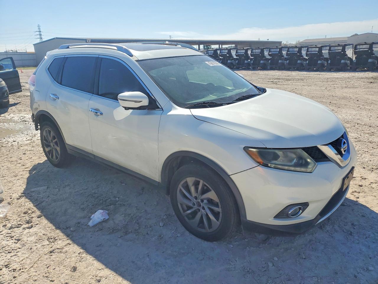 2016 Nissan Rogue Sl Белый vin: 5N1AT2MV1GC793164