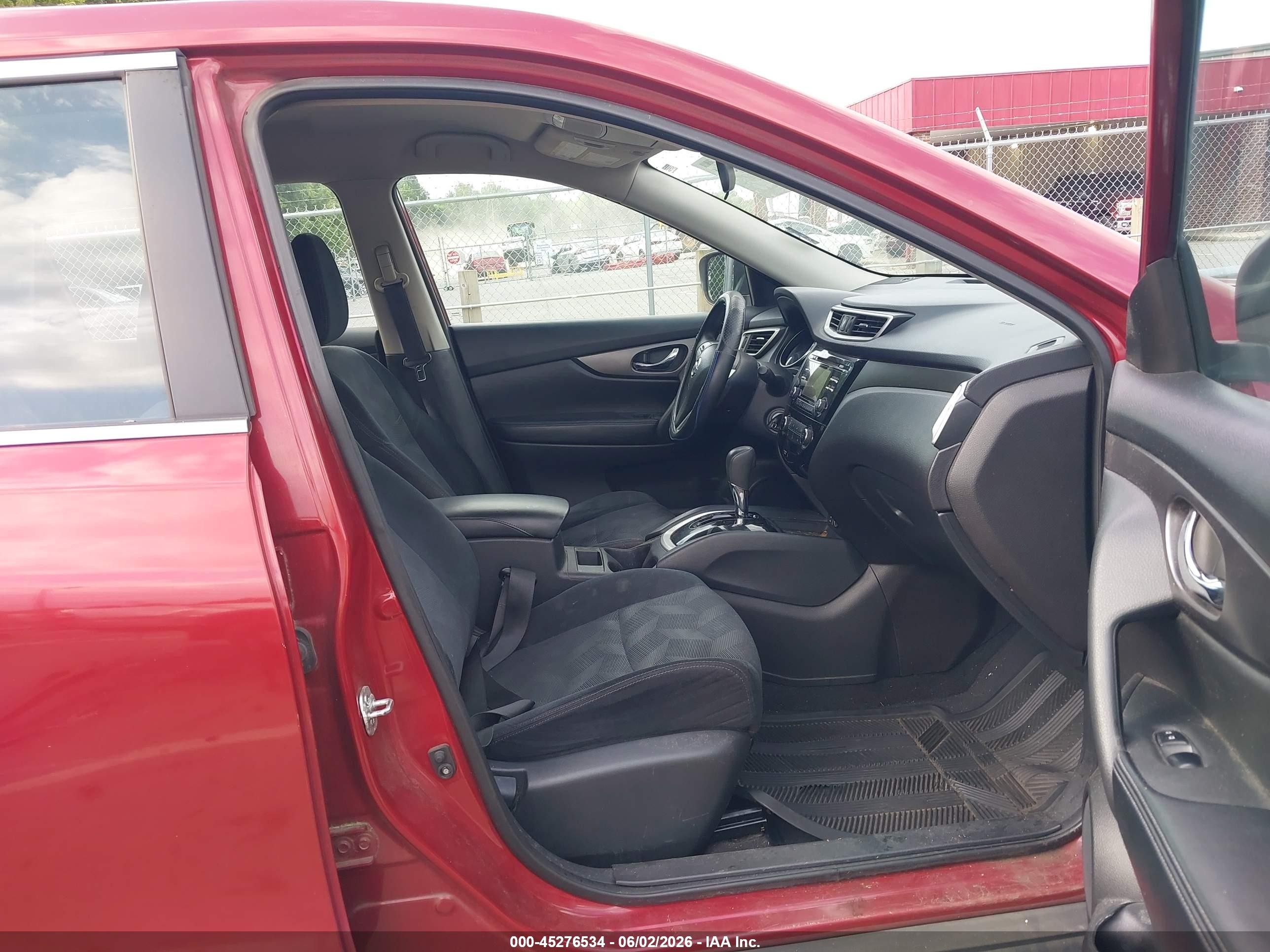2016 Nissan Rogue S/sl/sv Burgundy vin: 5N1AT2MV1GC822081