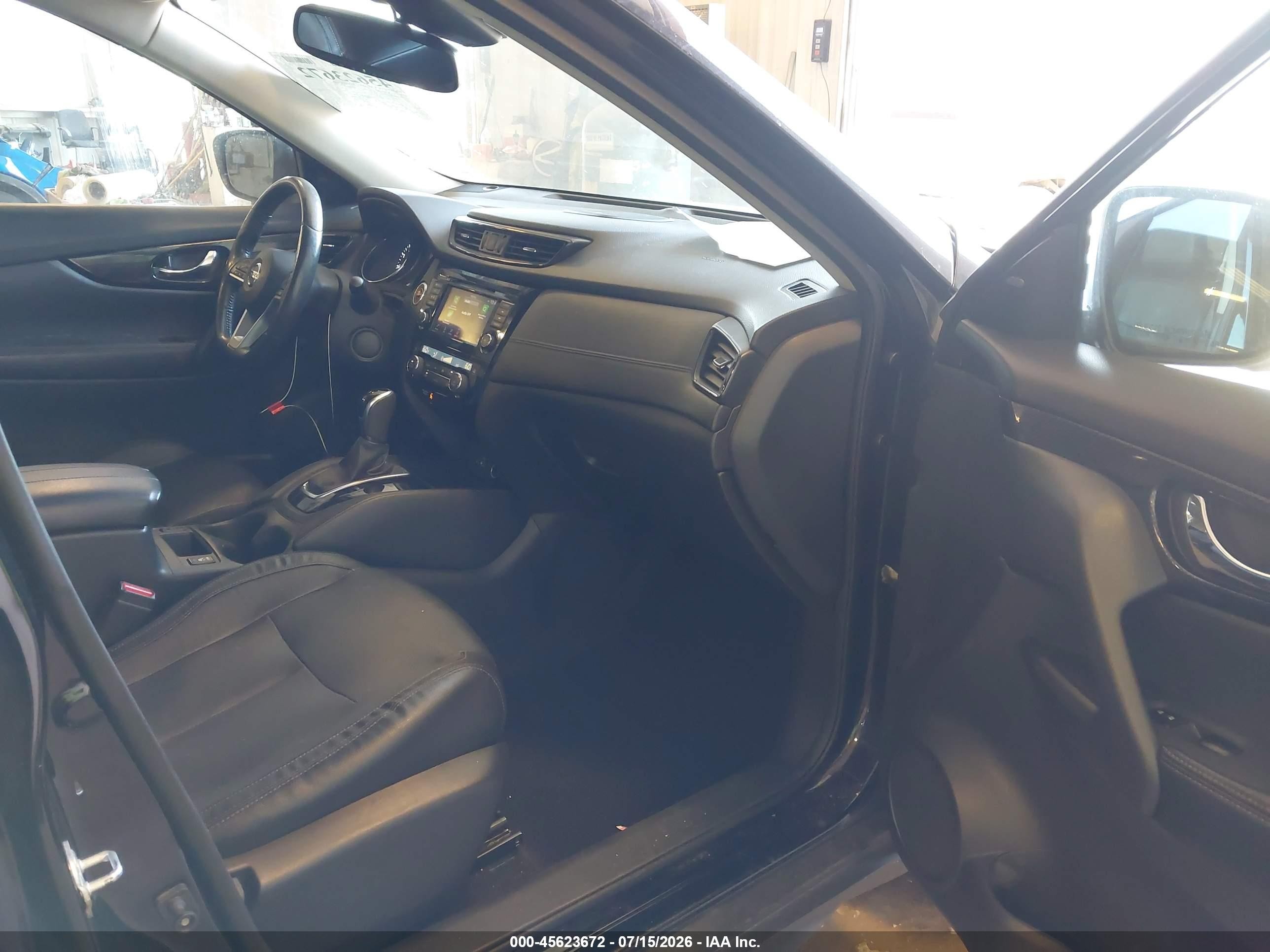 2018 Nissan Rogue Sl Black vin: 5N1AT2MV1JC728404