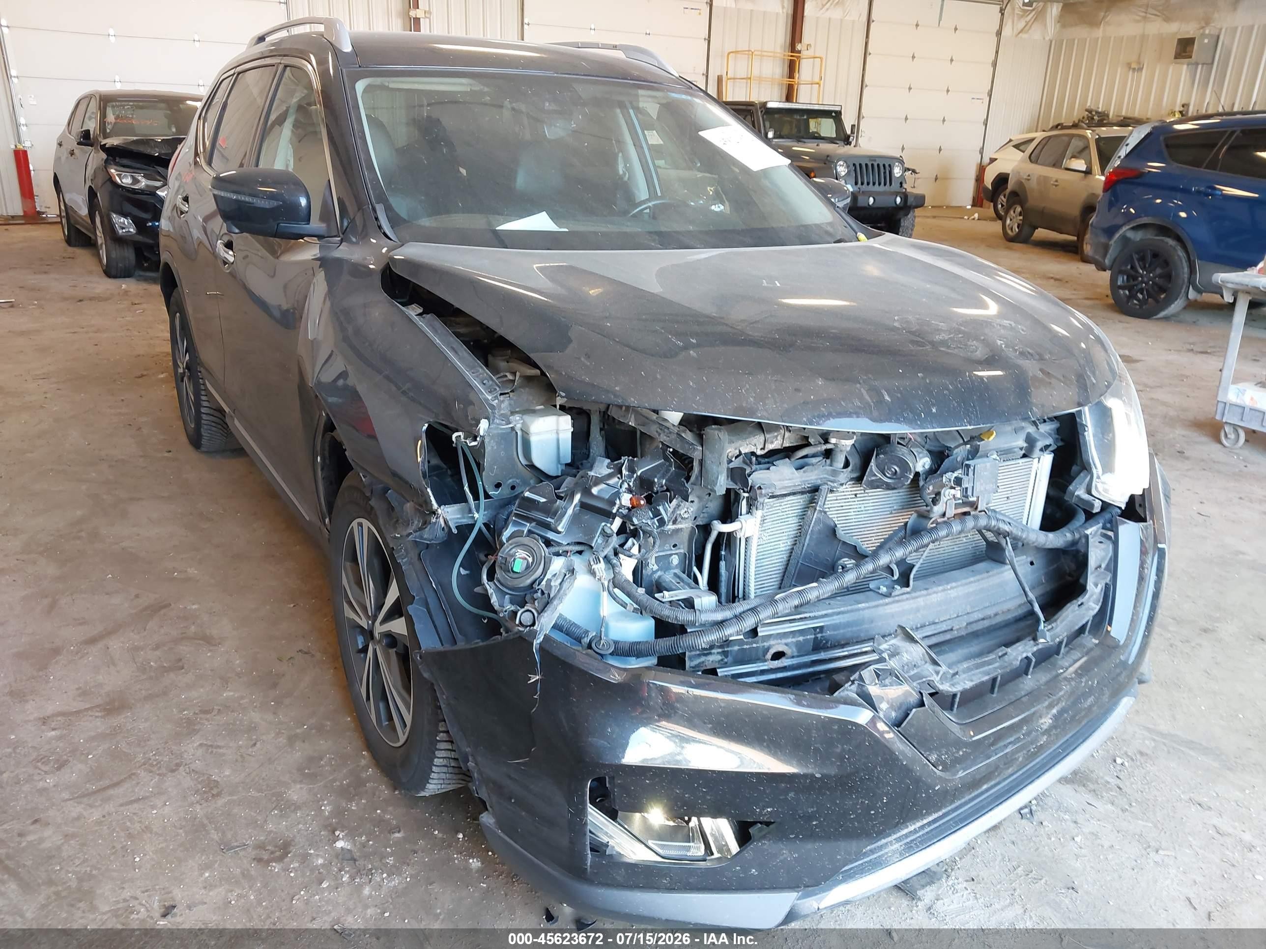 2018 Nissan Rogue Sl Black vin: 5N1AT2MV1JC728404
