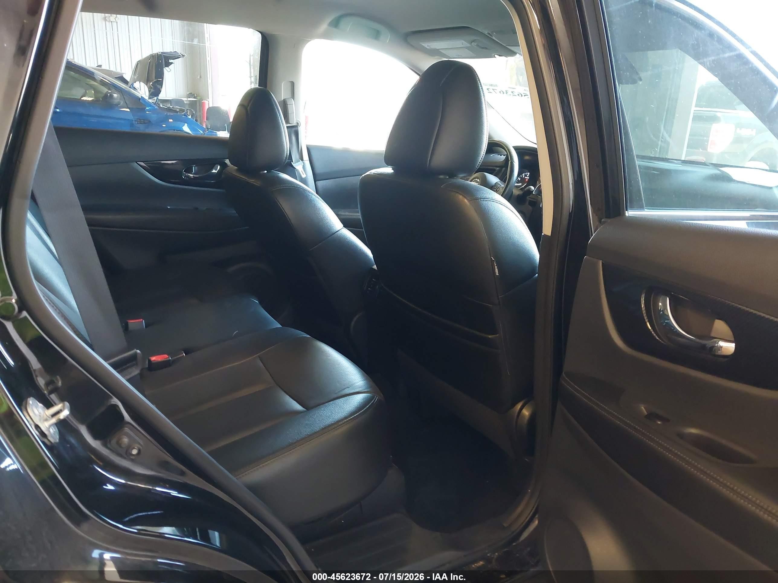 2018 Nissan Rogue Sl Black vin: 5N1AT2MV1JC728404