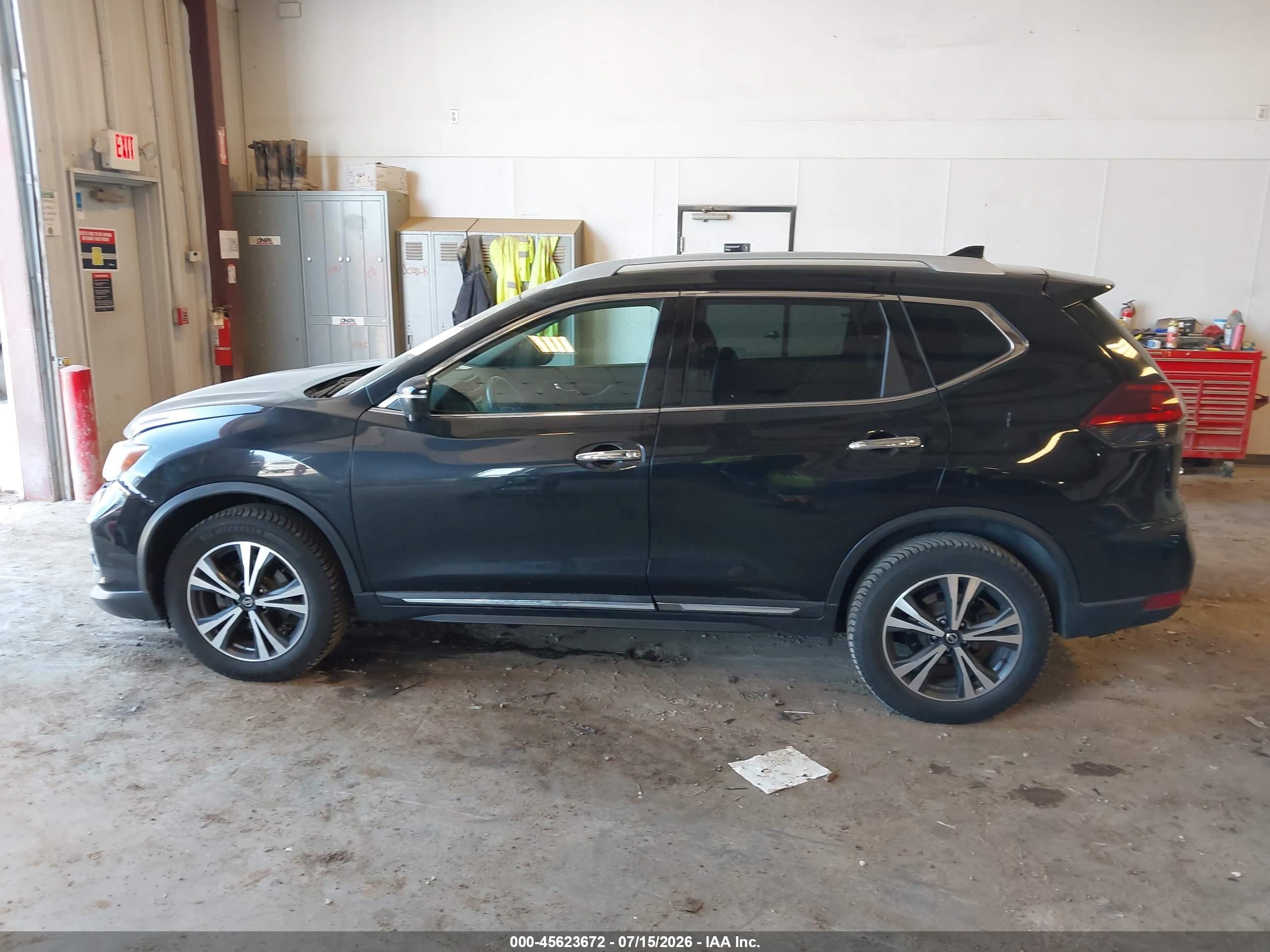 2018 Nissan Rogue Sl Black vin: 5N1AT2MV1JC728404