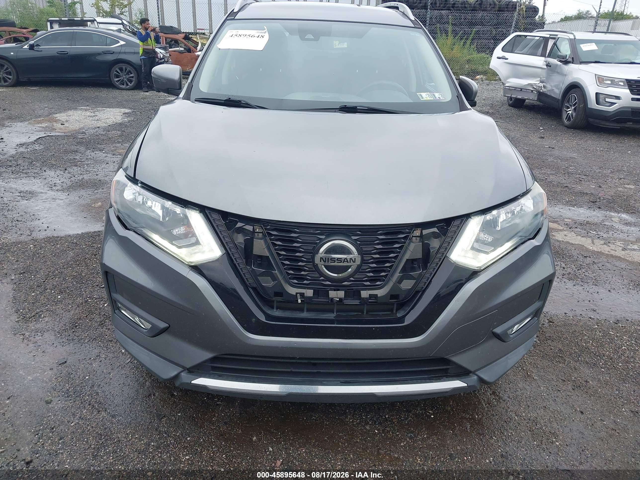 2018 Nissan Rogue Sl Gray vin: 5N1AT2MV1JC729391