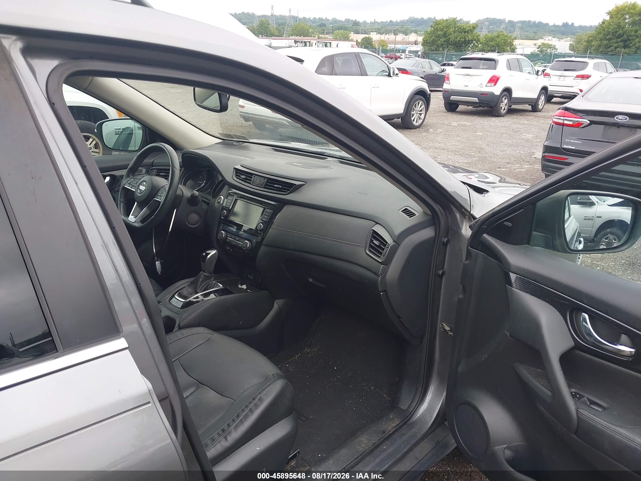 2018 Nissan Rogue Sl Gray vin: 5N1AT2MV1JC729391