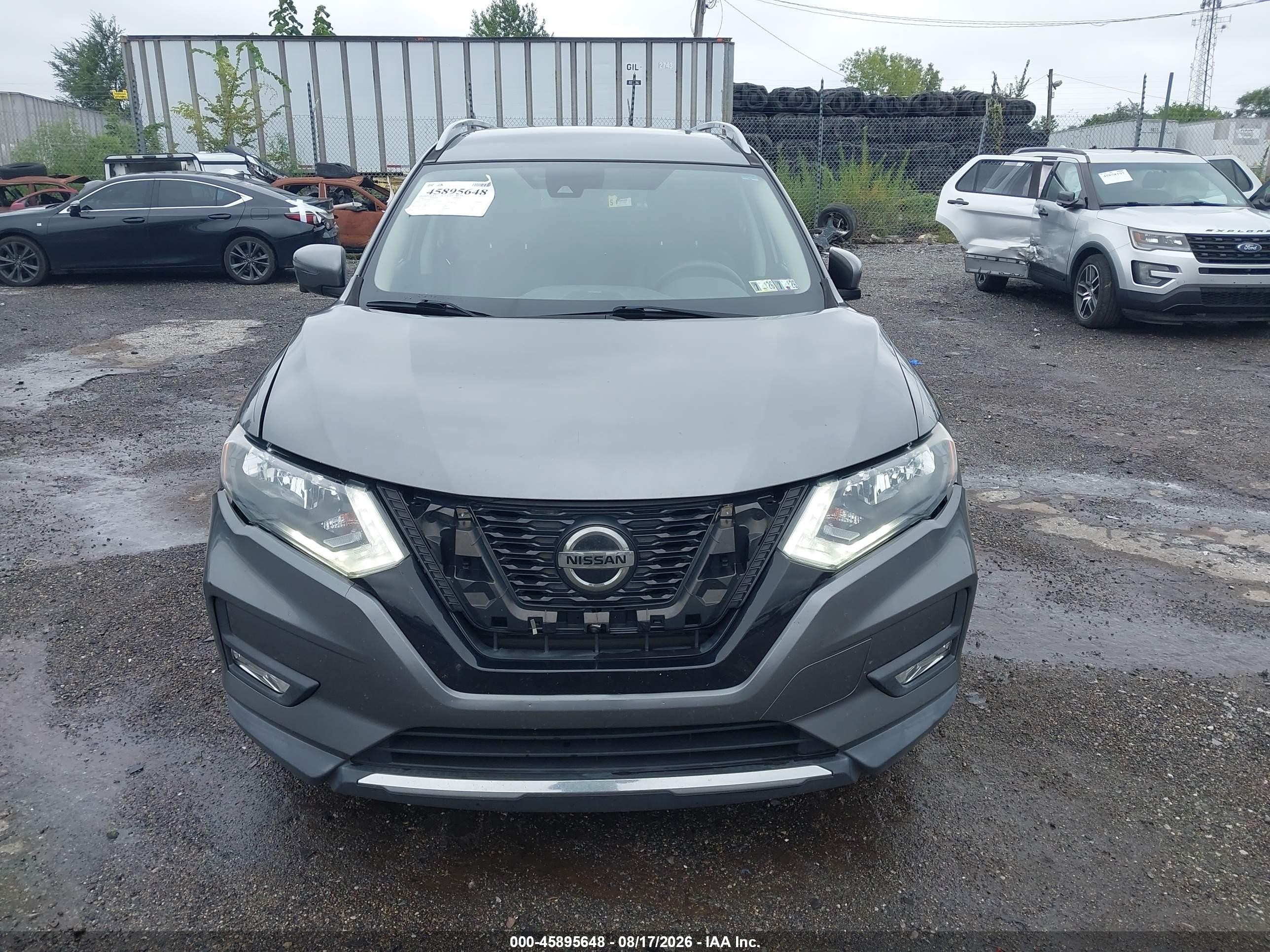 2018 Nissan Rogue Sl Gray vin: 5N1AT2MV1JC729391