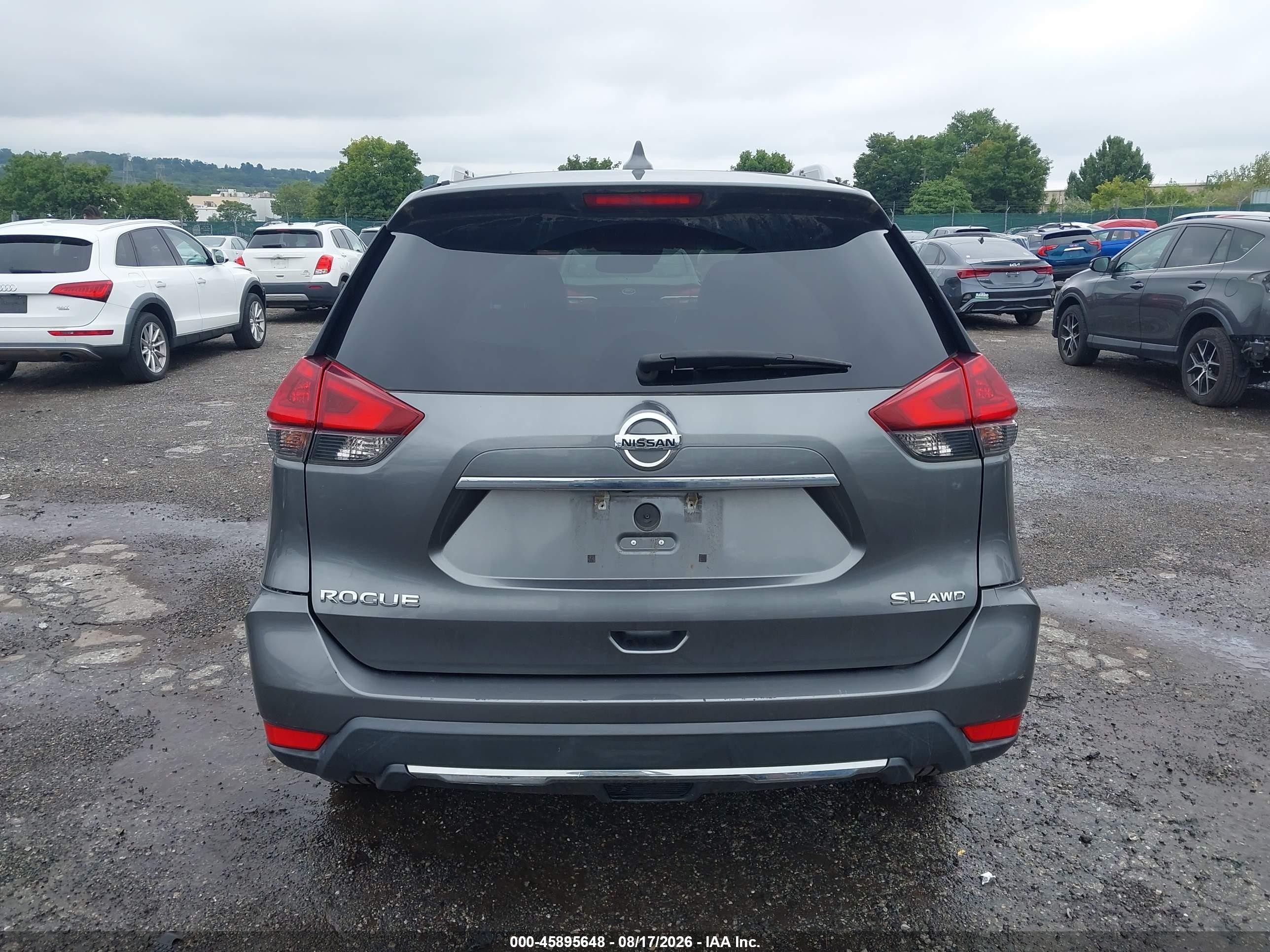 2018 Nissan Rogue Sl Gray vin: 5N1AT2MV1JC729391