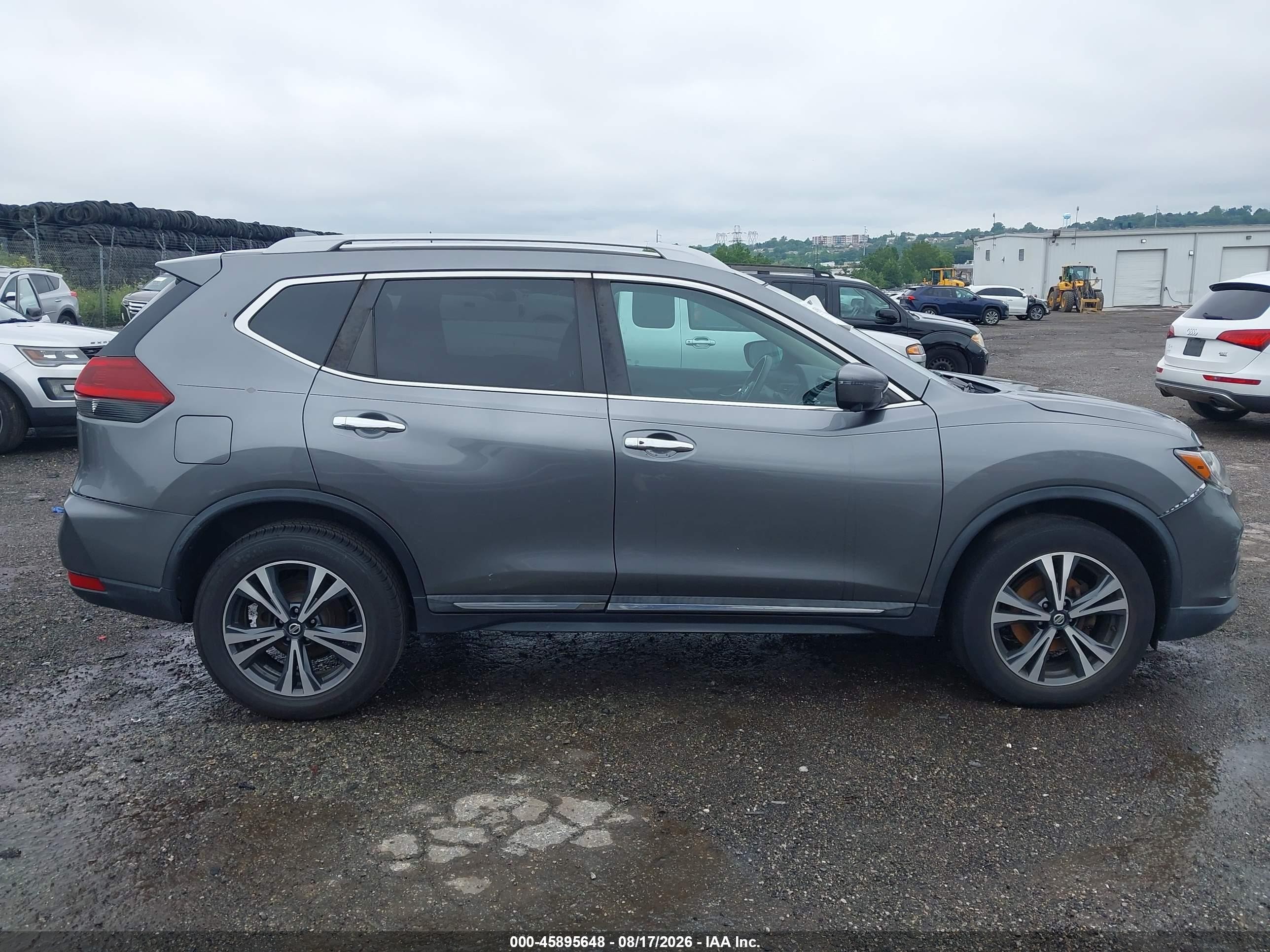 2018 Nissan Rogue Sl Gray vin: 5N1AT2MV1JC729391