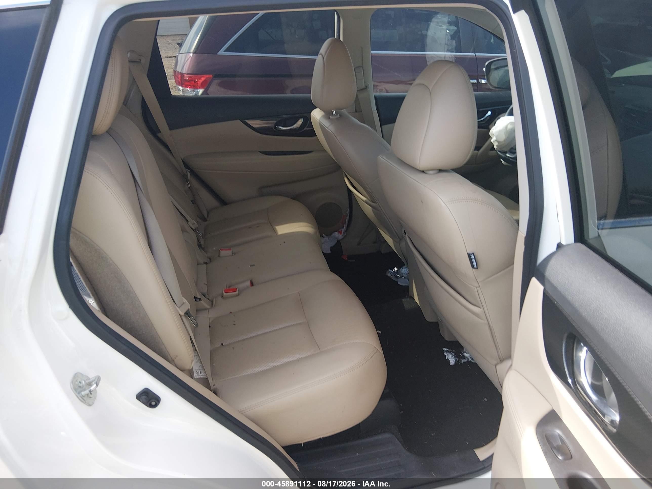 2018 Nissan Rogue Sl White vin: 5N1AT2MV1JC826655