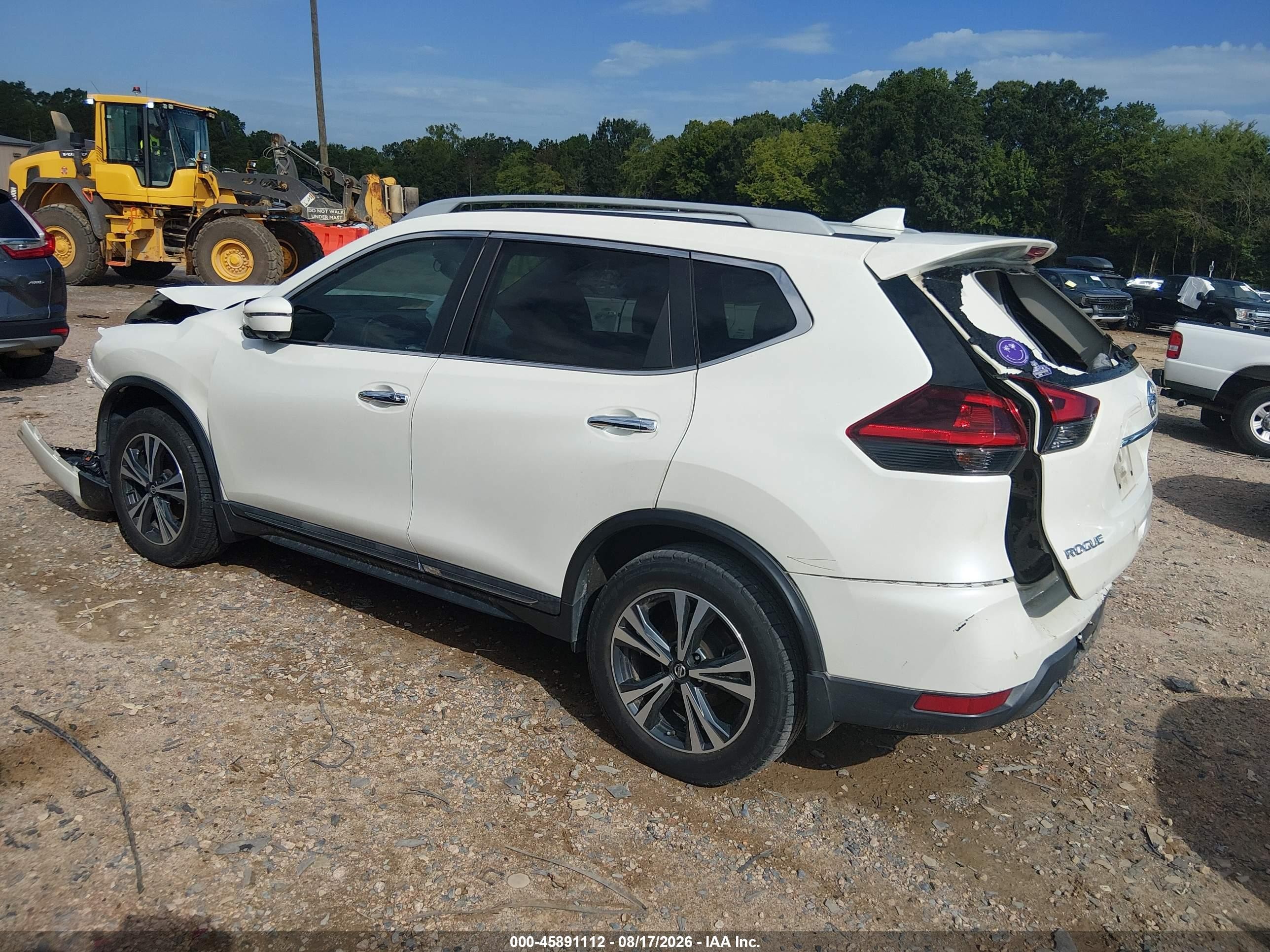 2018 Nissan Rogue Sl White vin: 5N1AT2MV1JC826655