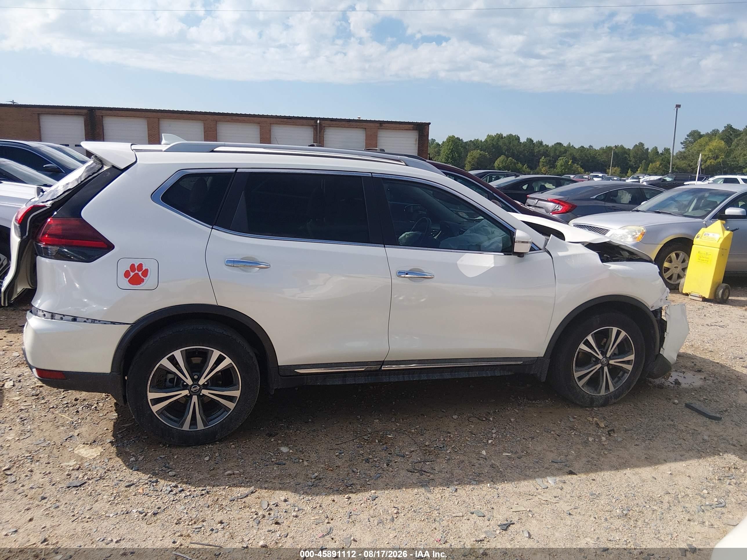 2018 Nissan Rogue Sl White vin: 5N1AT2MV1JC826655