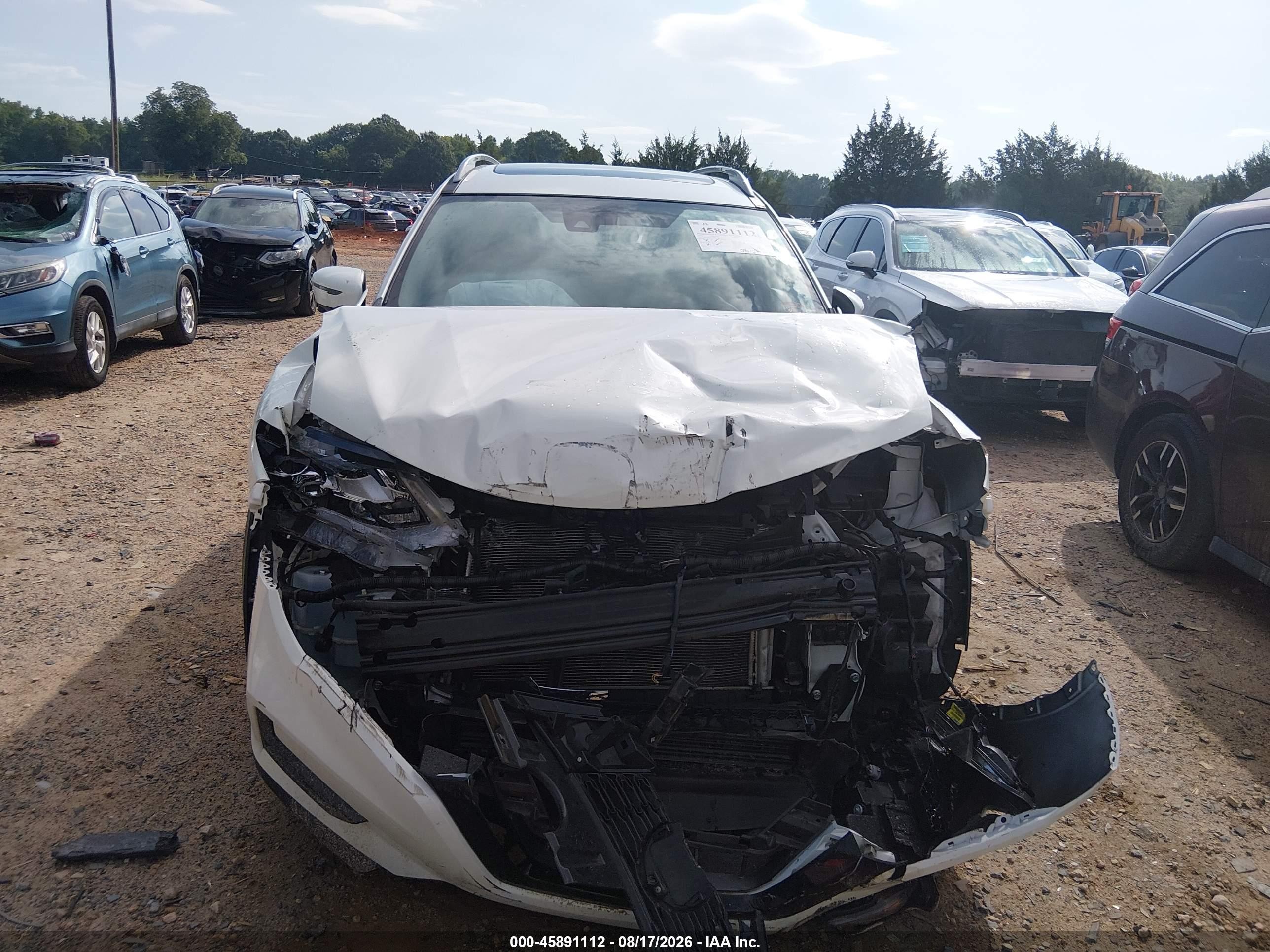 2018 Nissan Rogue Sl White vin: 5N1AT2MV1JC826655