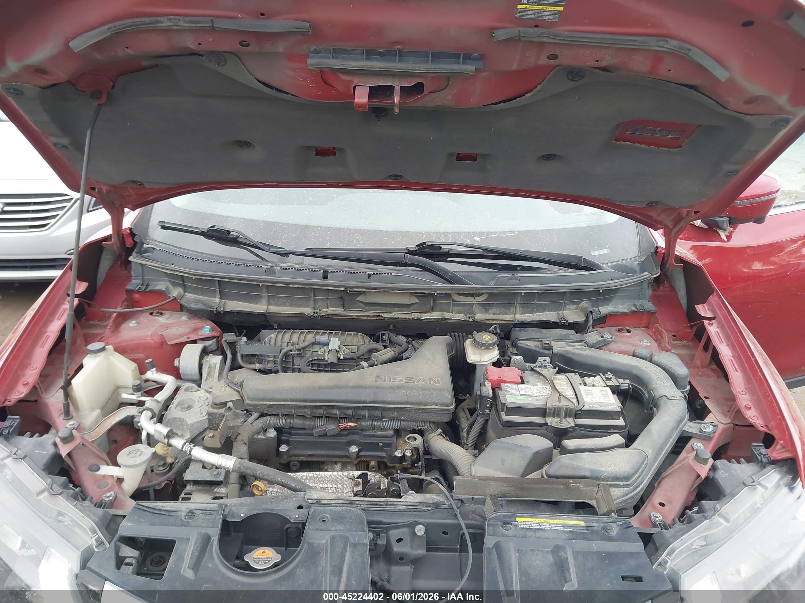 2019 Nissan Rogue Sv Red vin: 5N1AT2MV1KC790502