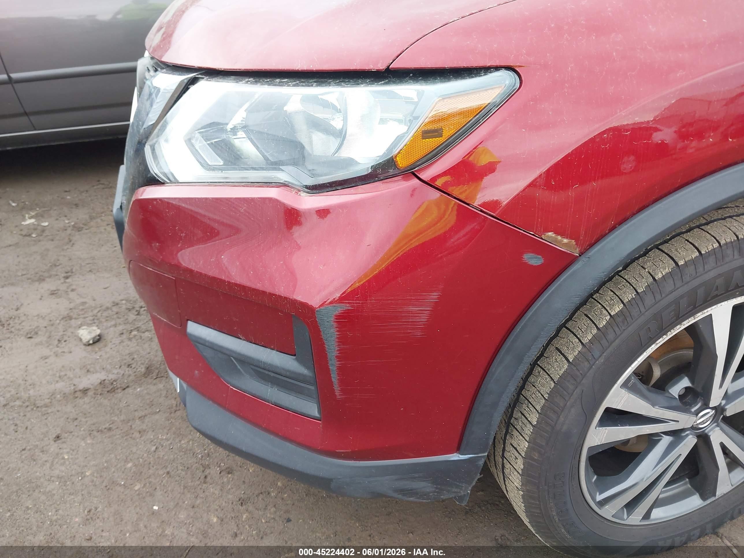 2019 Nissan Rogue Sv Red vin: 5N1AT2MV1KC790502