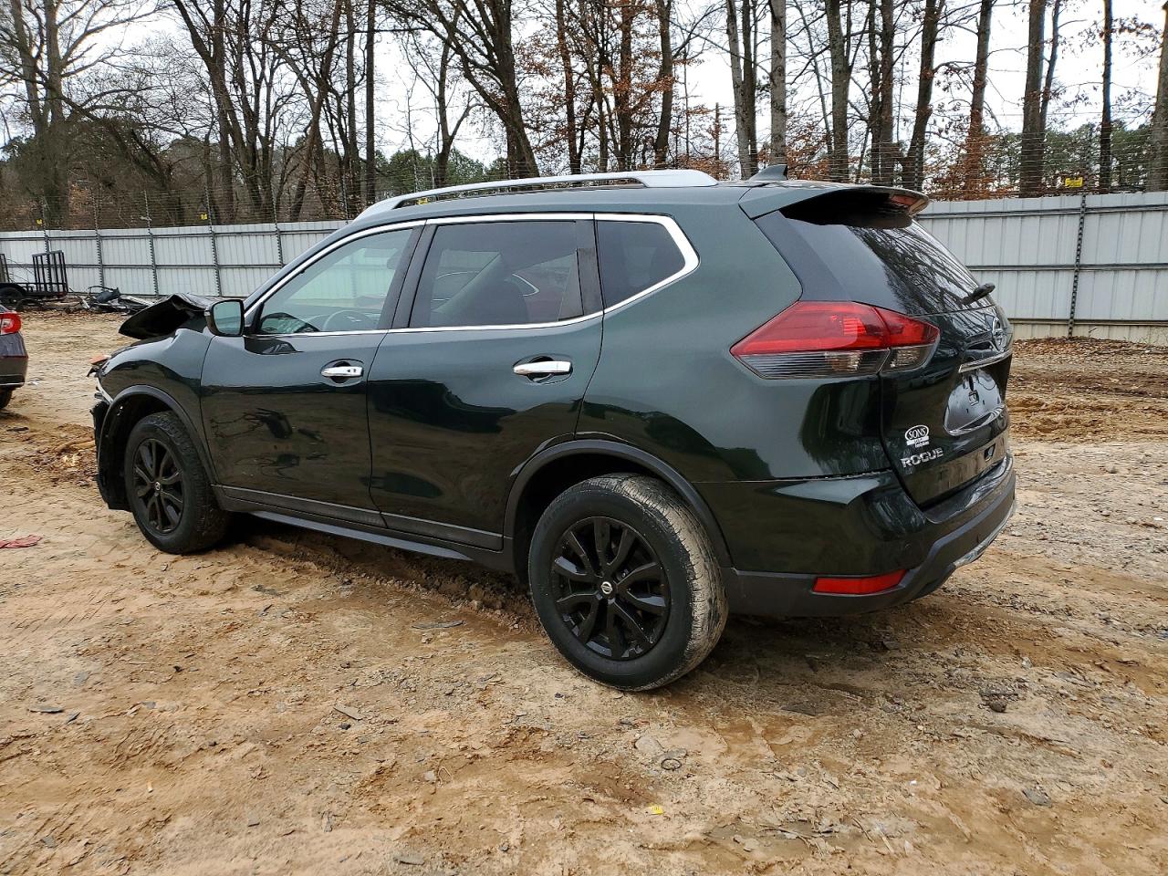 2020 Nissan Rogue S Зеленый vin: 5N1AT2MV1LC702355