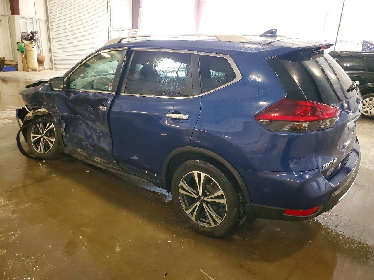 2020 Nissan Rogue S Blue vin: 5N1AT2MV1LC810832