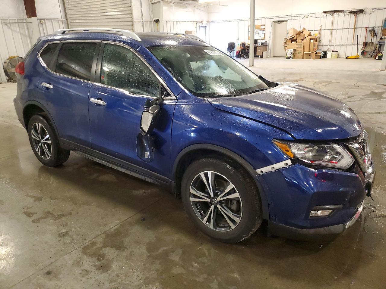 2020 Nissan Rogue S Blue vin: 5N1AT2MV1LC810832