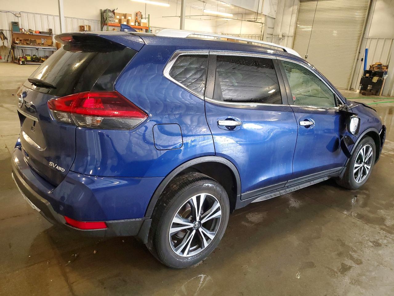 2020 Nissan Rogue S Blue vin: 5N1AT2MV1LC810832