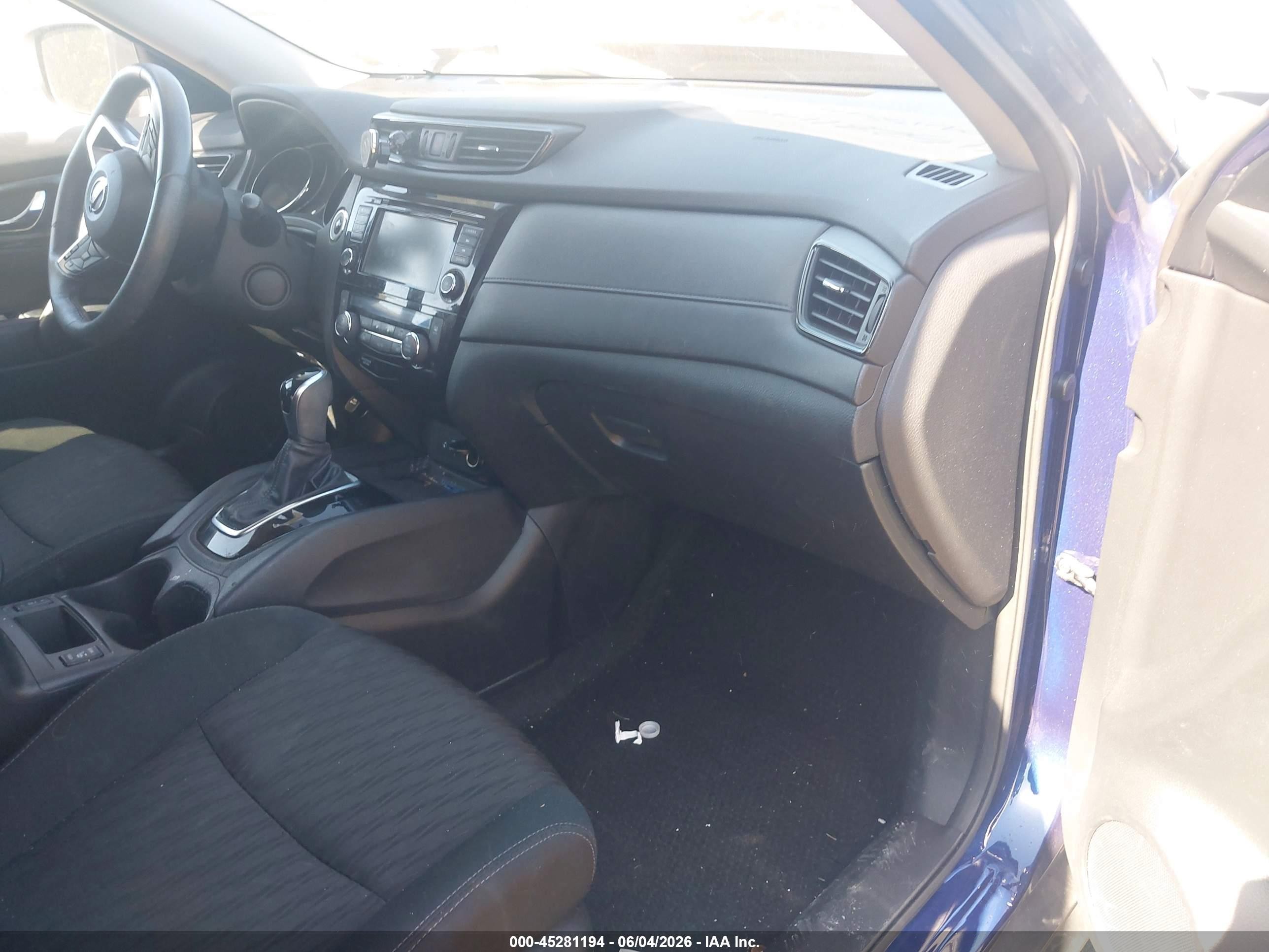 2020 Nissan Rogue Sv Intelligent Awd Blue vin: 5N1AT2MV1LC813956