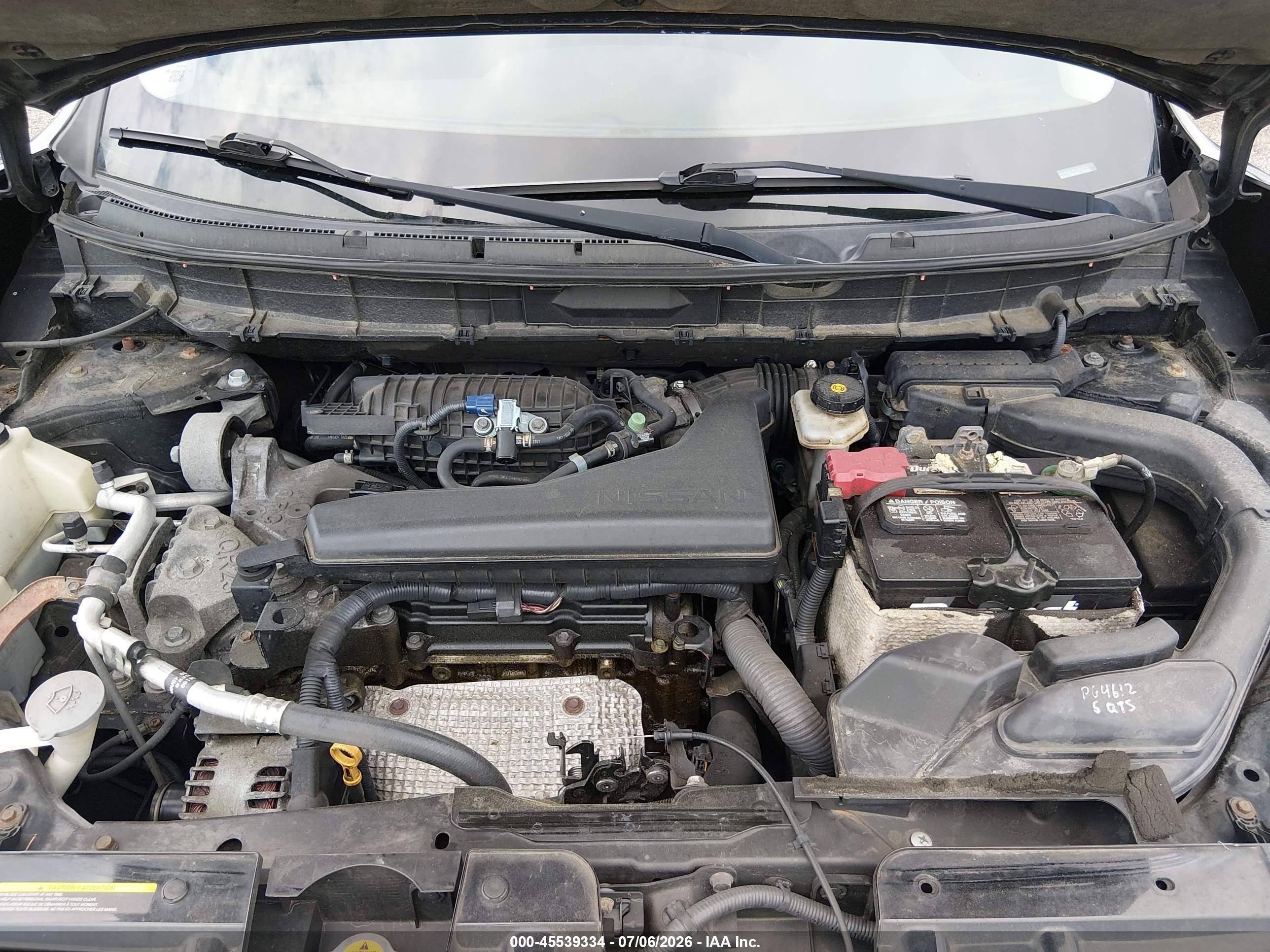 2014 Nissan Rogue Sv Black vin: 5N1AT2MV2EC754290