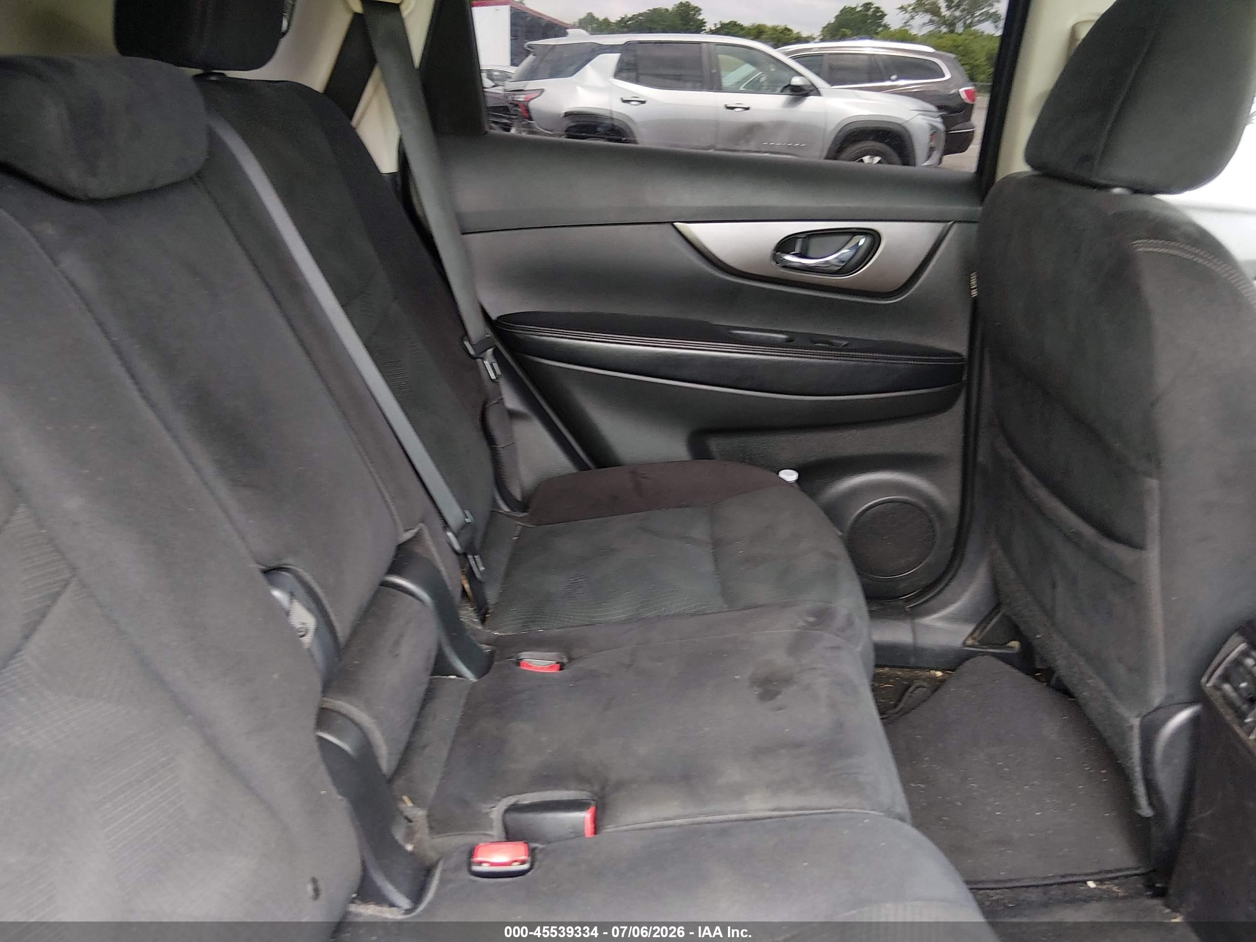 2014 Nissan Rogue Sv Black vin: 5N1AT2MV2EC754290