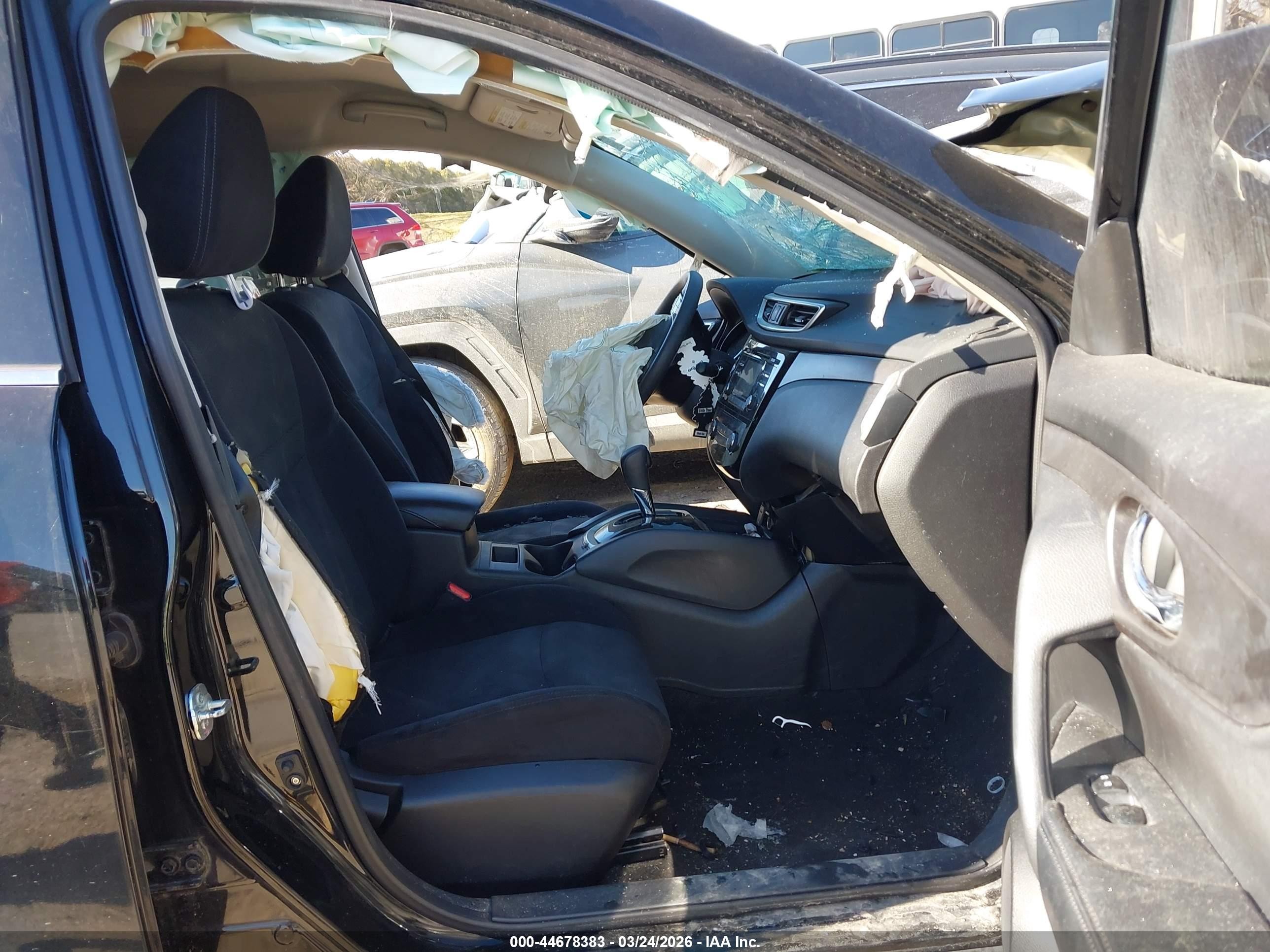 2014 Nissan Rogue Sv Black vin: 5N1AT2MV2EC762308